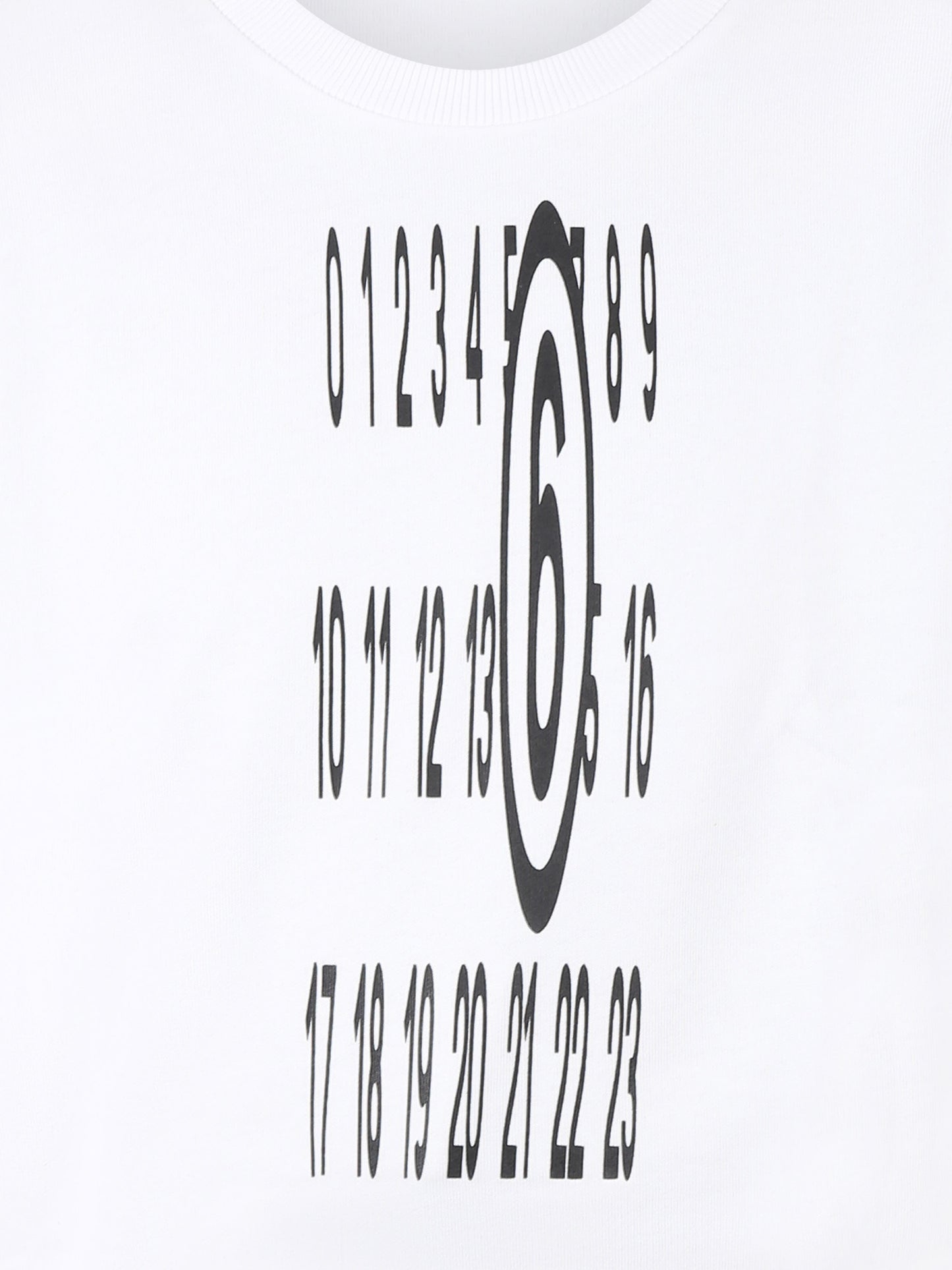 Felpa bianca per bambini con logo,Mm6 Maison Margiela,M60794 MM02X MM6S107U M6100