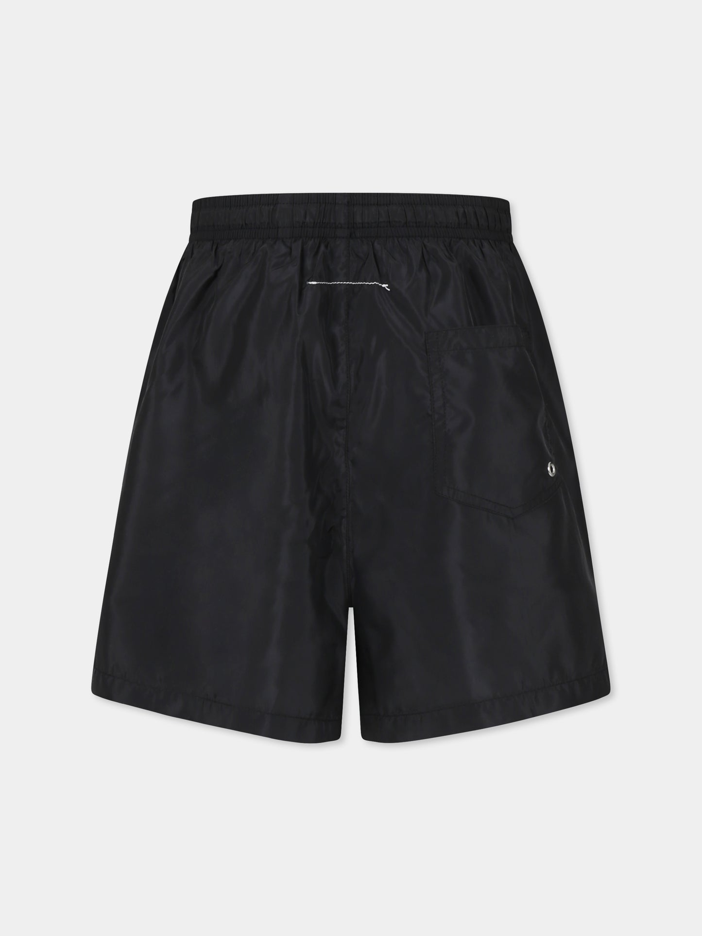 Boxer mare nero per bambino con stampa numeri,Mm6 Maison Margiela,M60813 MM01Z MM6M12U M6900
