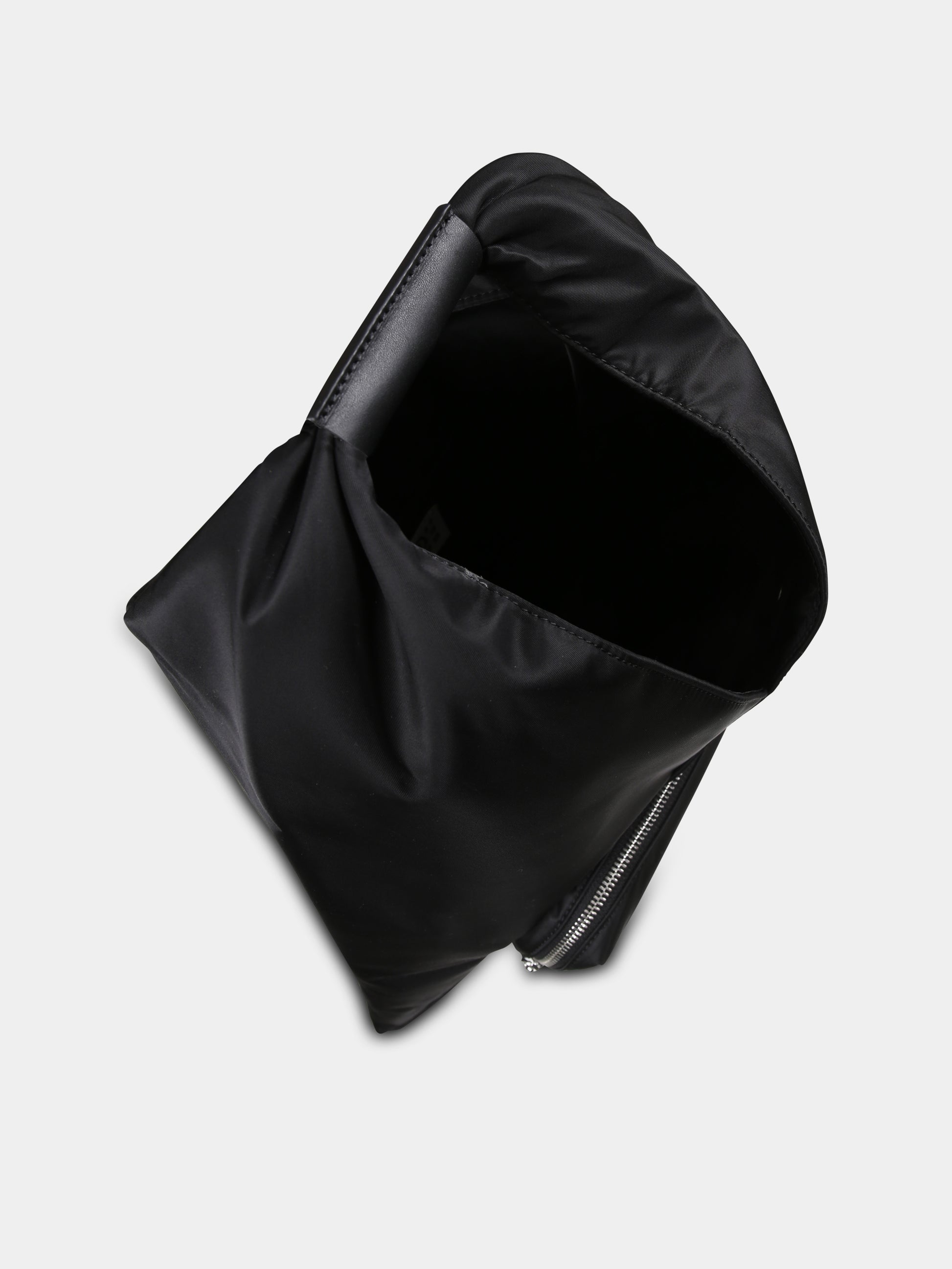 Borsa Japanese nera per bambina con logo,Mm6 Maison Margiela,M60821 P6416 JAPANESE W POCKET T8013