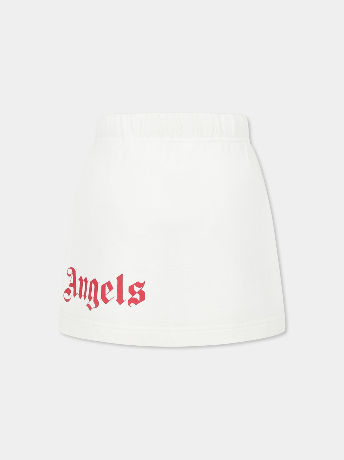 Jupe ivoire pour fille avec logo