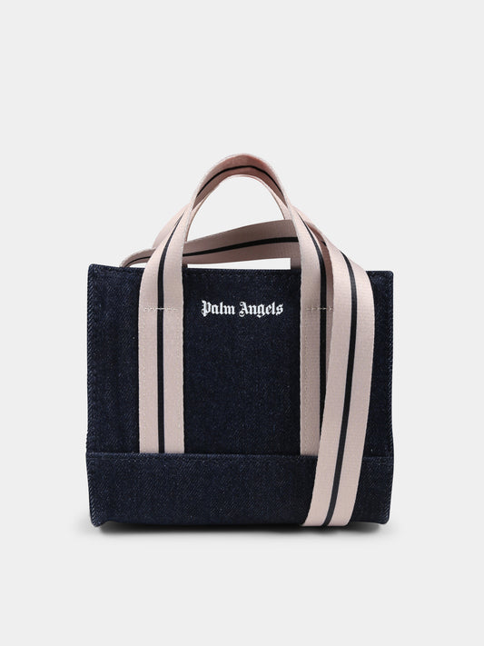 Sac denim pour fille avec logo