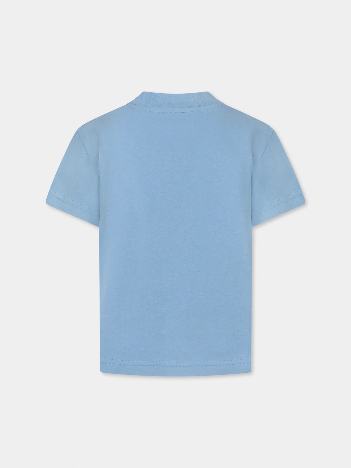 T-shirt bleu ciel pour garçon avec ours