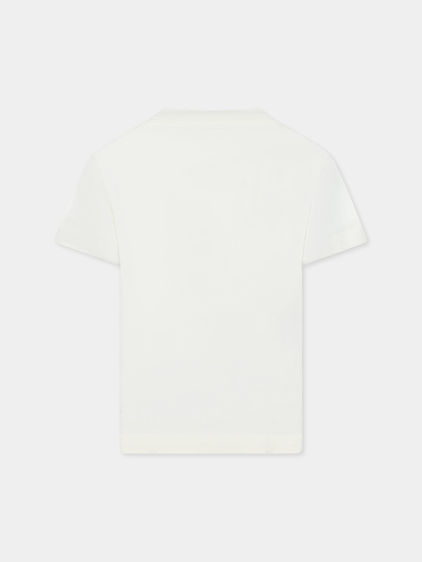 T-shirt ivoire pour garçon avec ours