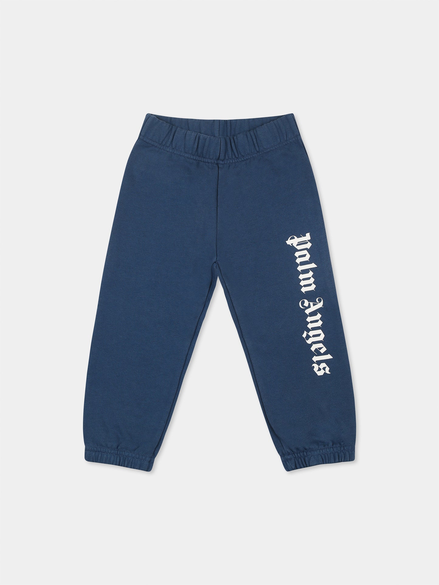 Pantalon bleu pour bébé garçon avec logo