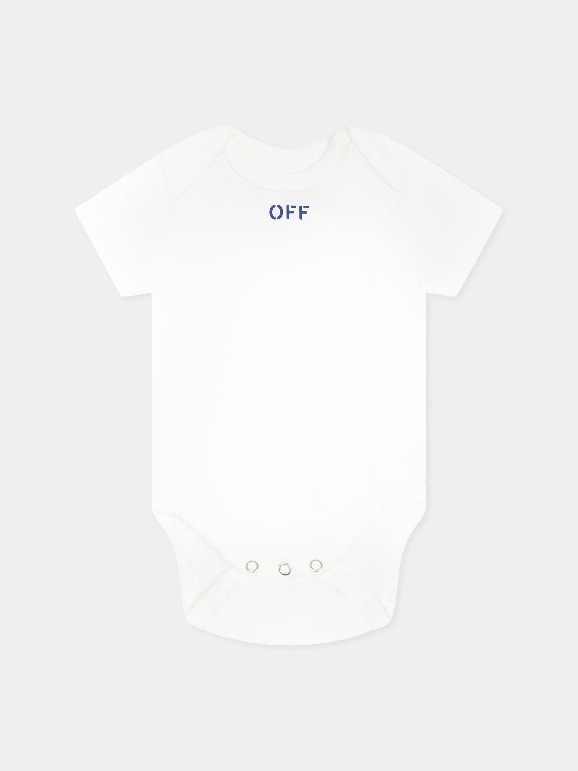 Set body multicolor per neonato con logo,Off White,OB2X005S25JER0018484