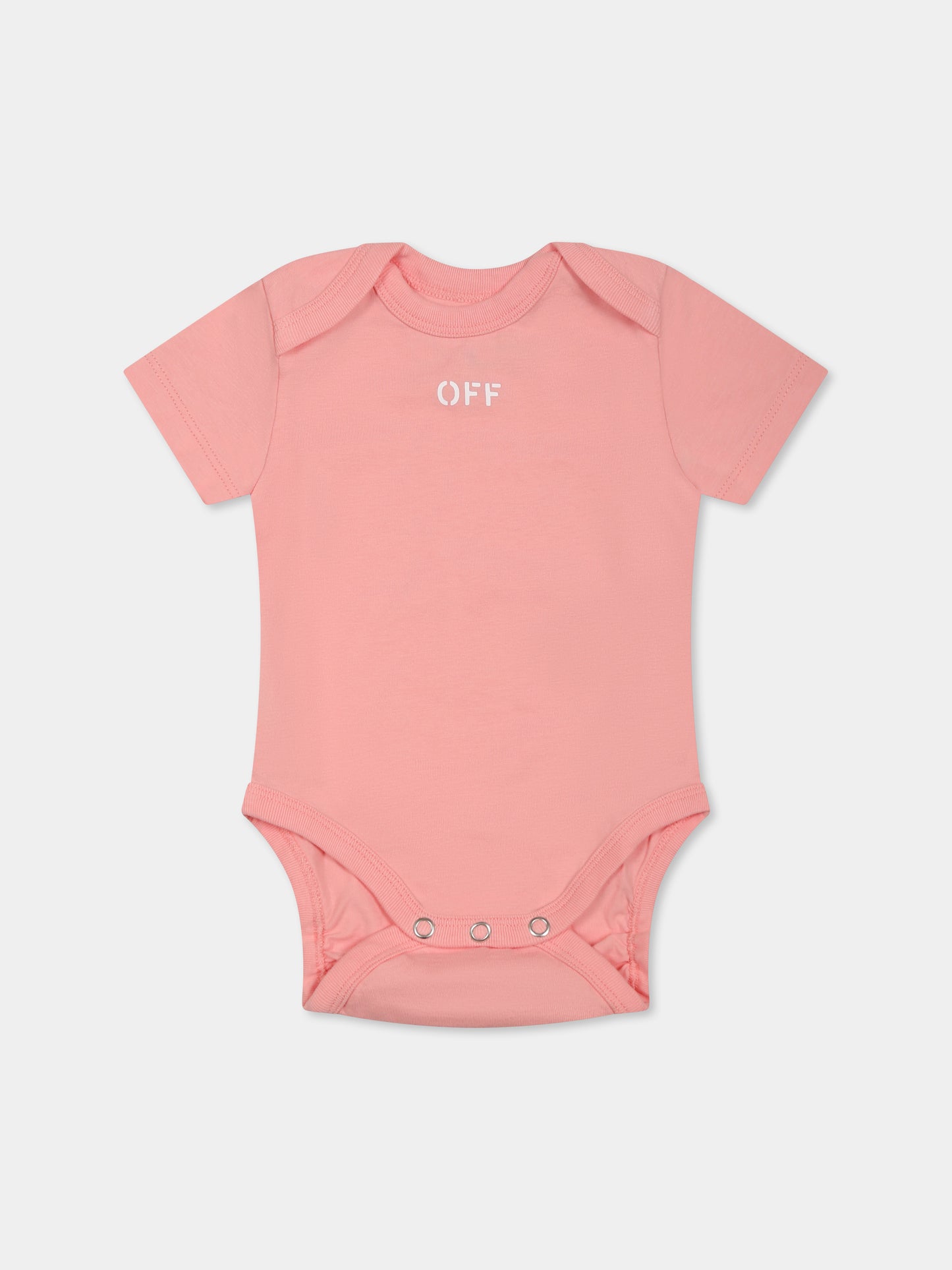 Set body multicolor per neonata con logo,Off White,OG2X009S25JER0018484