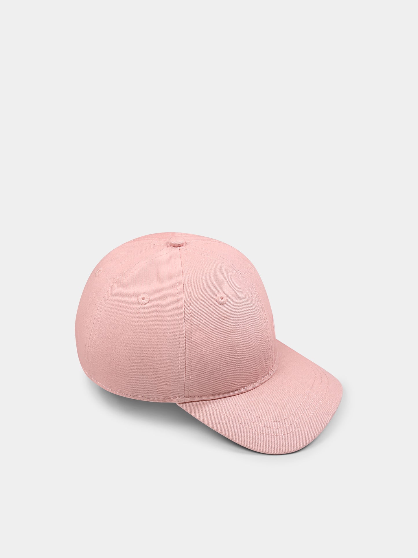 Chapeau rose pour fille avec logo