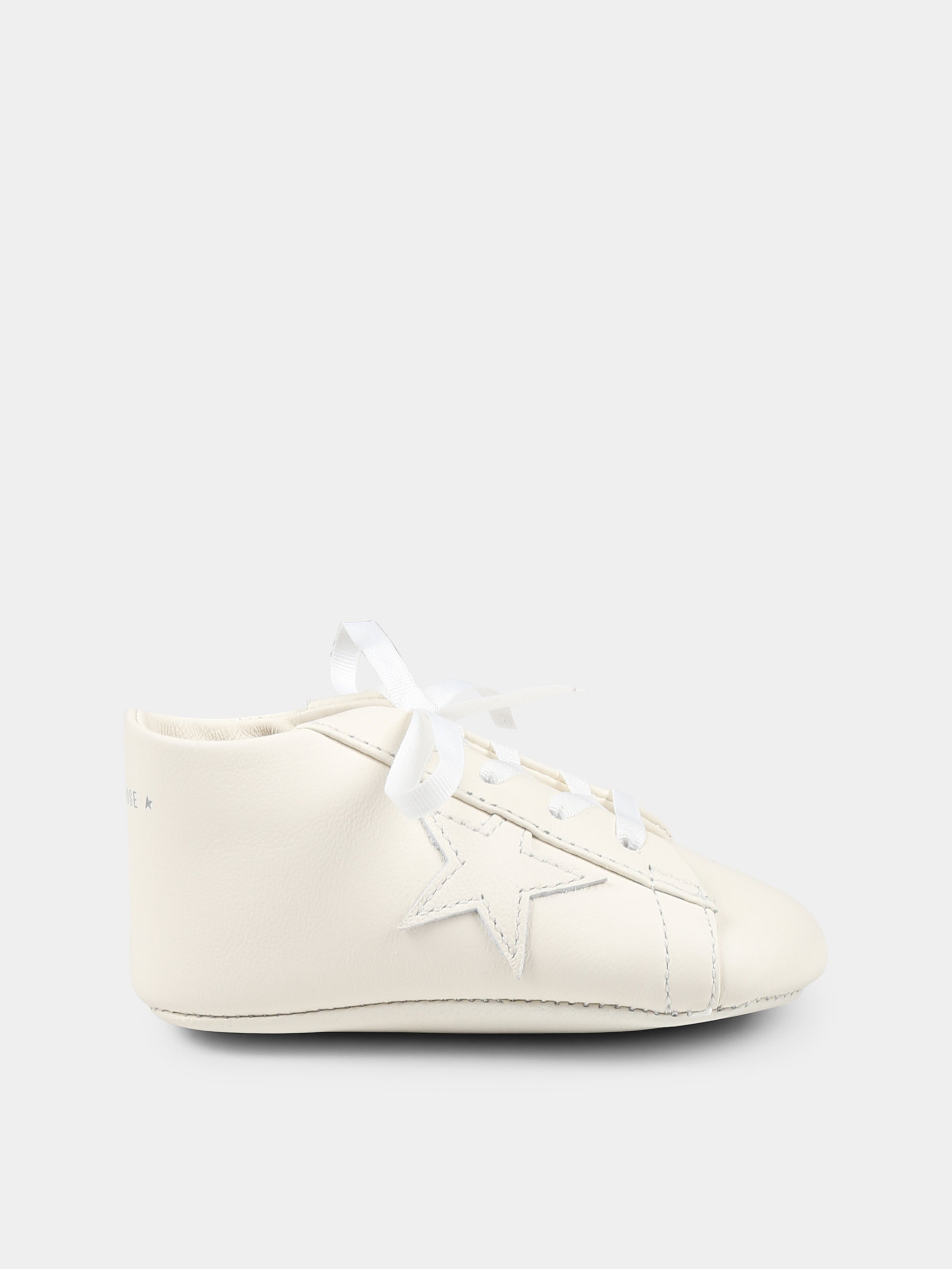 Sneakers Joy avorio per neonati con stella,Golden Goose,GIF00877 F007065 10359