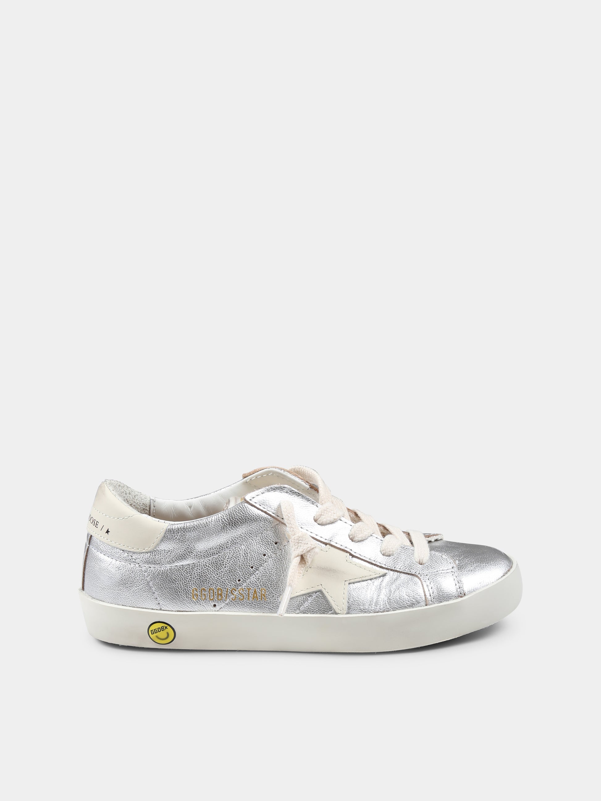 Sneakers argento Super Star per neonata e bambina con stella,Golden Goose,GJF00101 F006759 70321