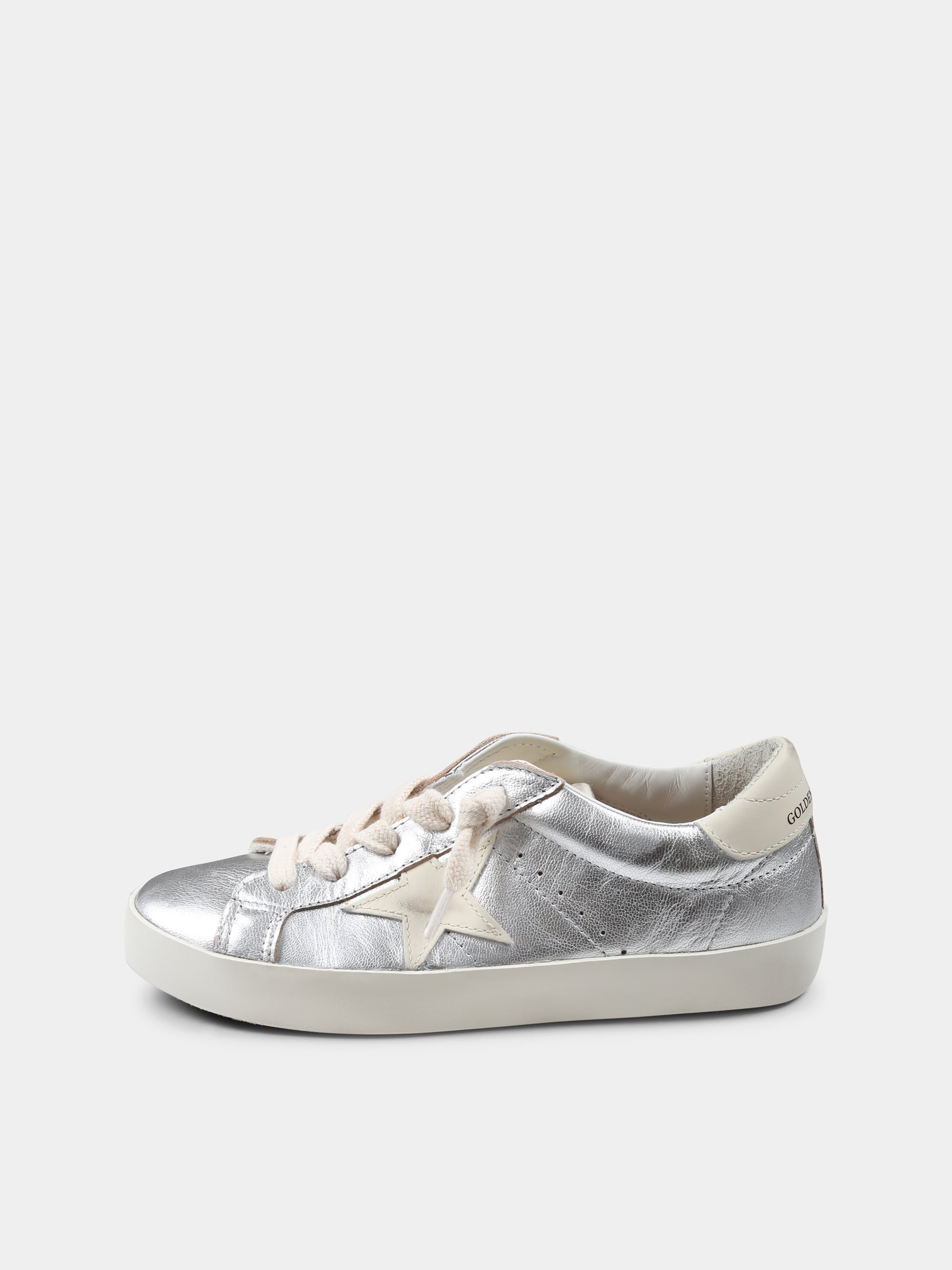 Sneakers argento Super Star per neonata e bambina con stella,Golden Goose,GJF00101 F006759 70321