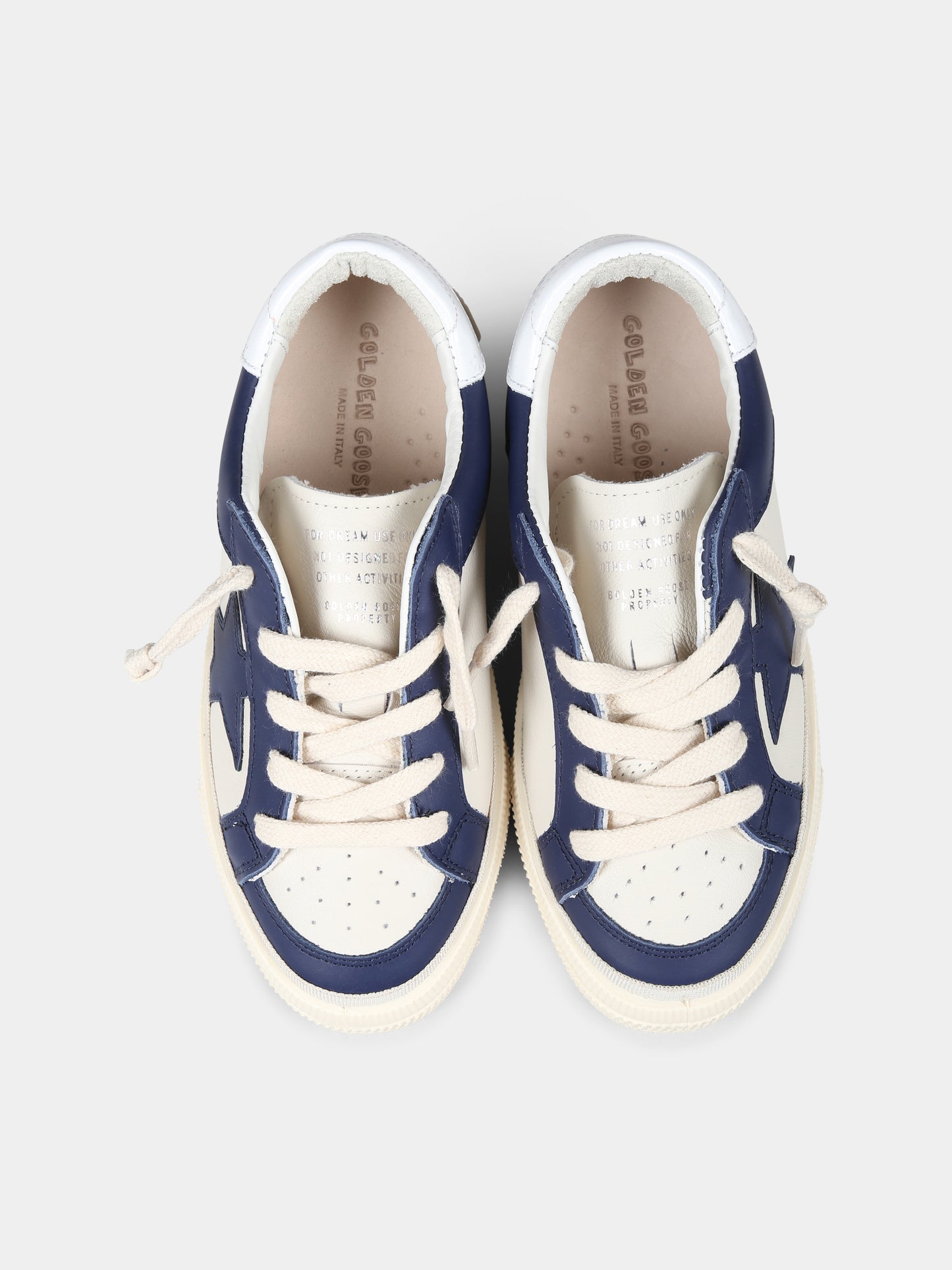 Sneakers May blu per bambini,Golden Goose,GYF00495 F006771 11886