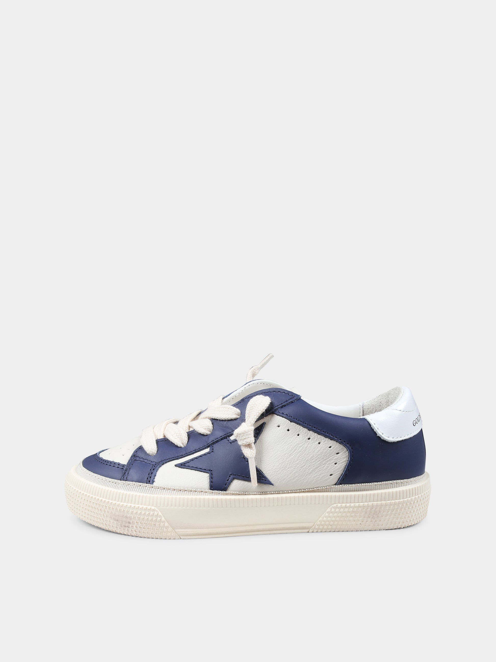 Sneakers May blu per bambini,Golden Goose,GYF00495 F006771 11886