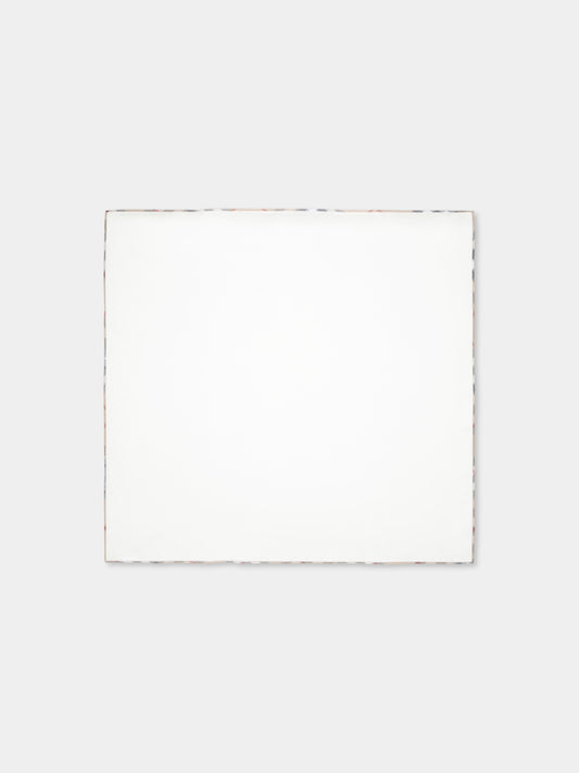 Couverture blanche pour bébé enfants avec vinatage check