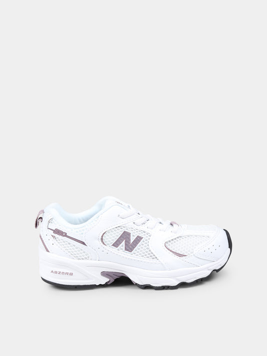 Baskets blanches pour fille