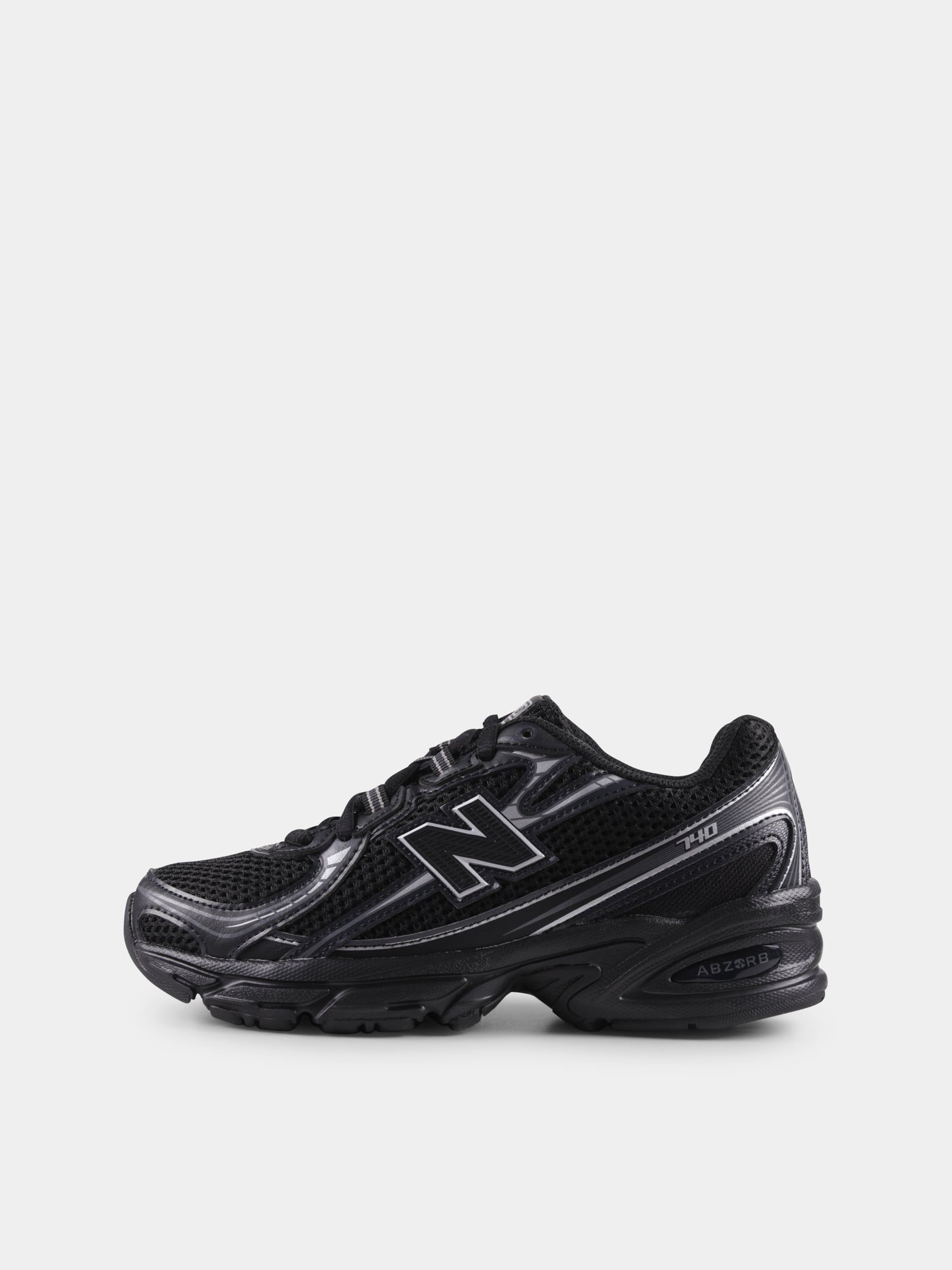 Sneakers 740 nere per bambino con logo,New Balance,GR740BM