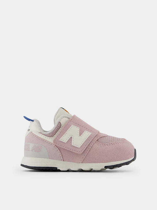 Baskets roses pour fille