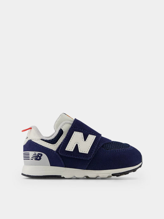 Sneakers 574 blu per bambino con logo,New Balance,NW574VPN