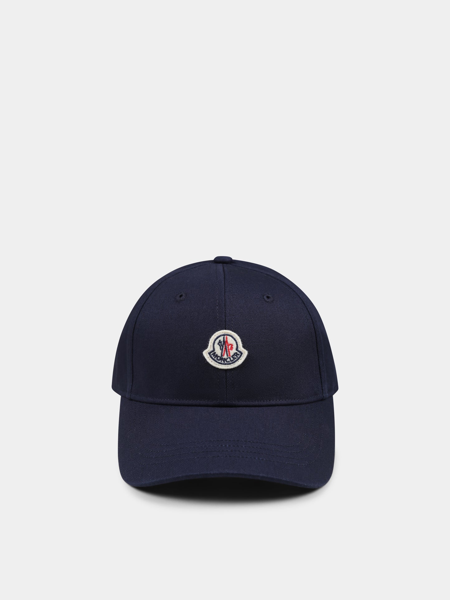 Cappello blu per bambini con logo,Moncler Kids,K1954 3B00010 04863 742