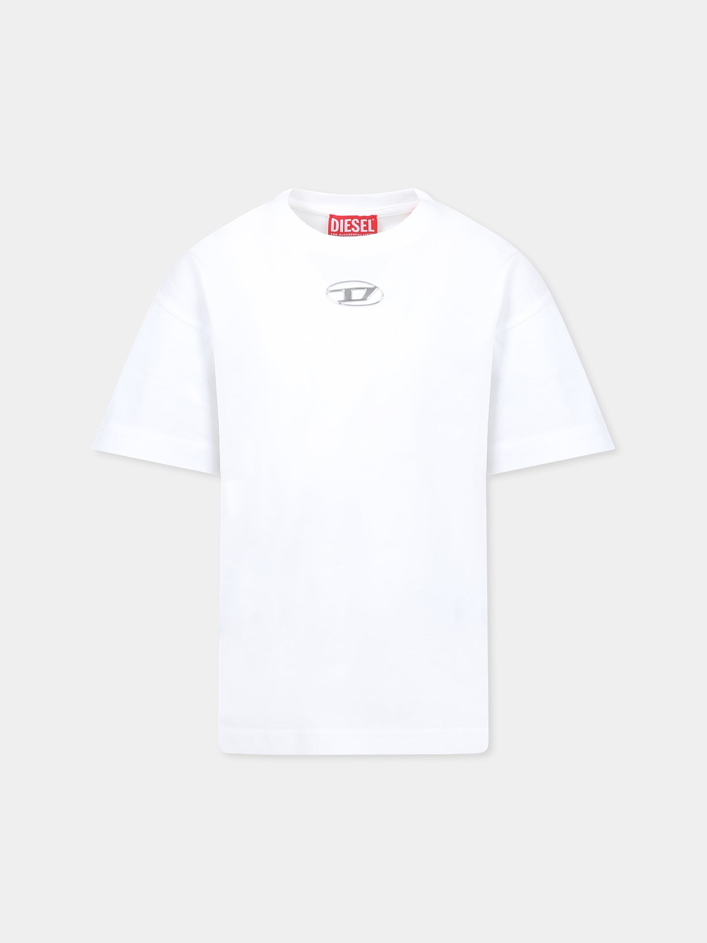 T-shirt blanc pour garçon