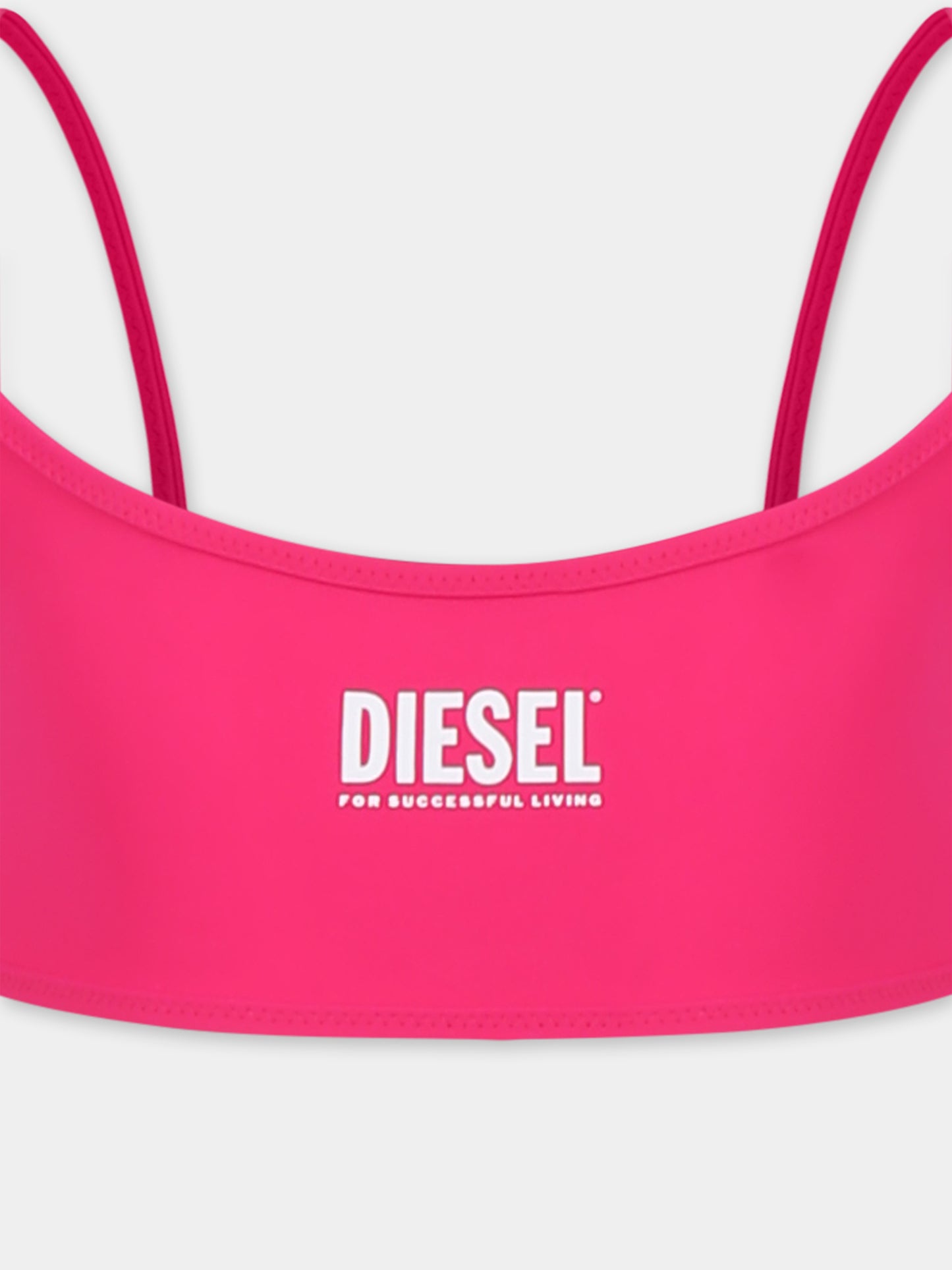 Bikini fuchsia pour fille avec logo