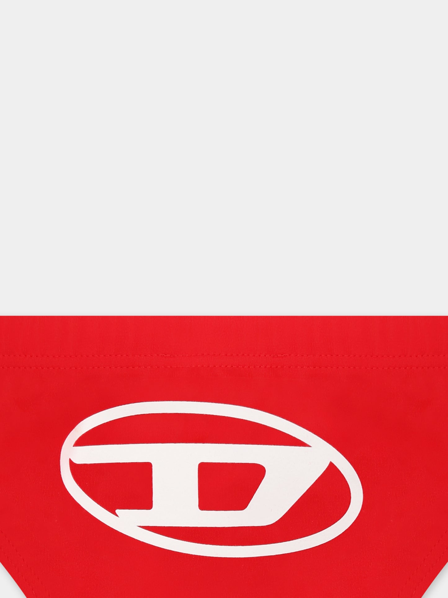 Slip de bain rouge pour bébé garçon avec logo