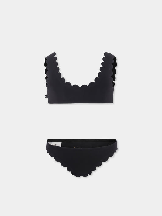 Bikini noir pour fille