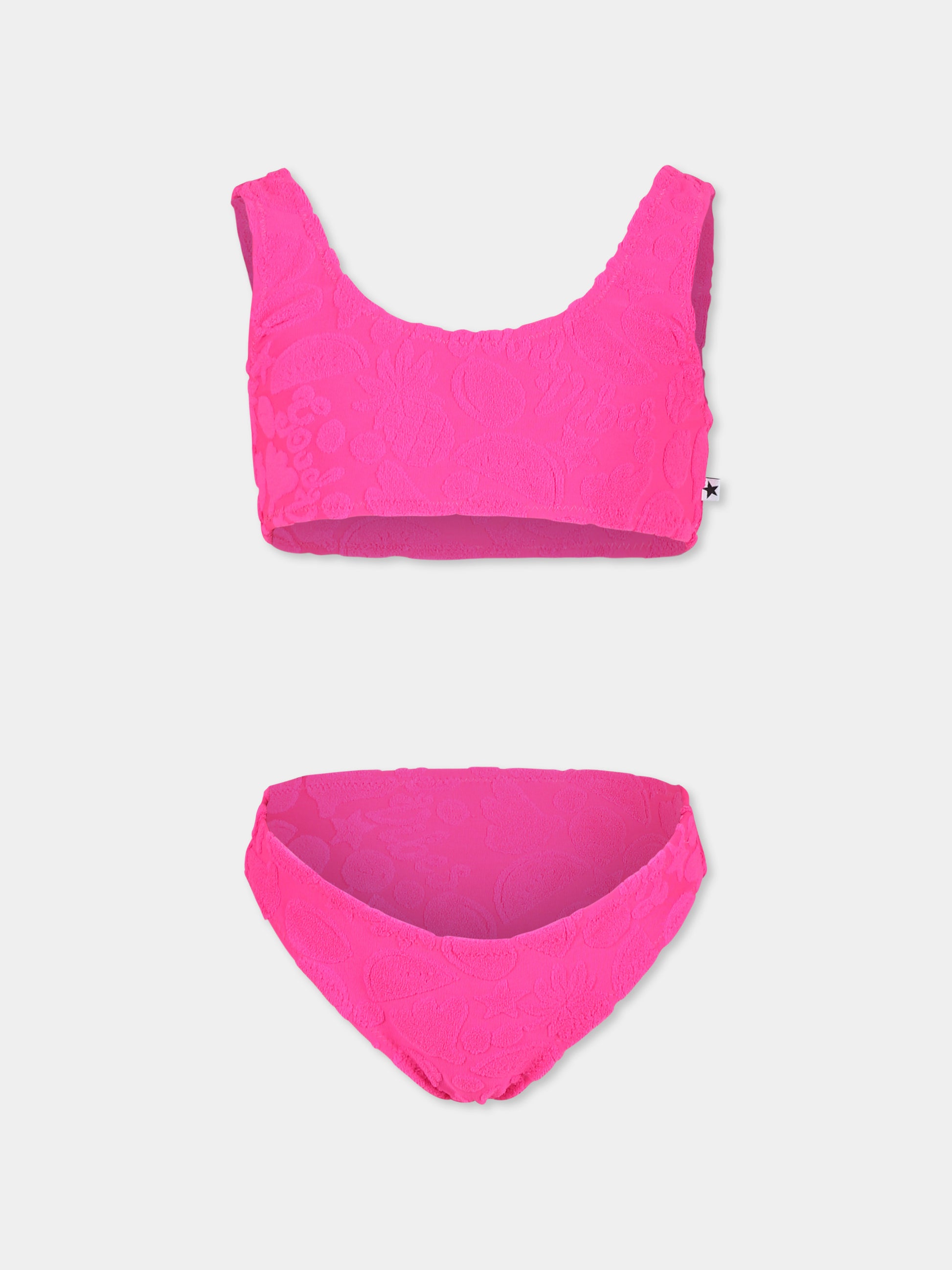 Bikini fucsia Nai per bambina con frutta,Molo,8S25P110 9252