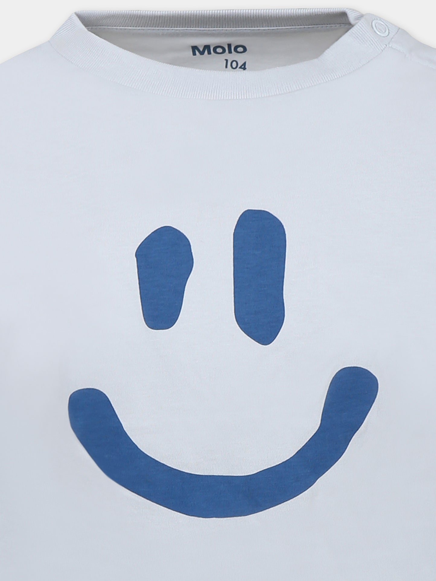 T-shirt celeste Eloy per bambini con smile,Molo,6S25A404 5446