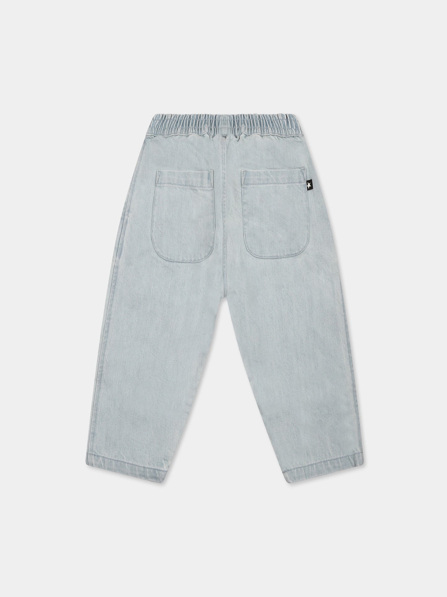 Jean denim pour bébé enfants avec smiley