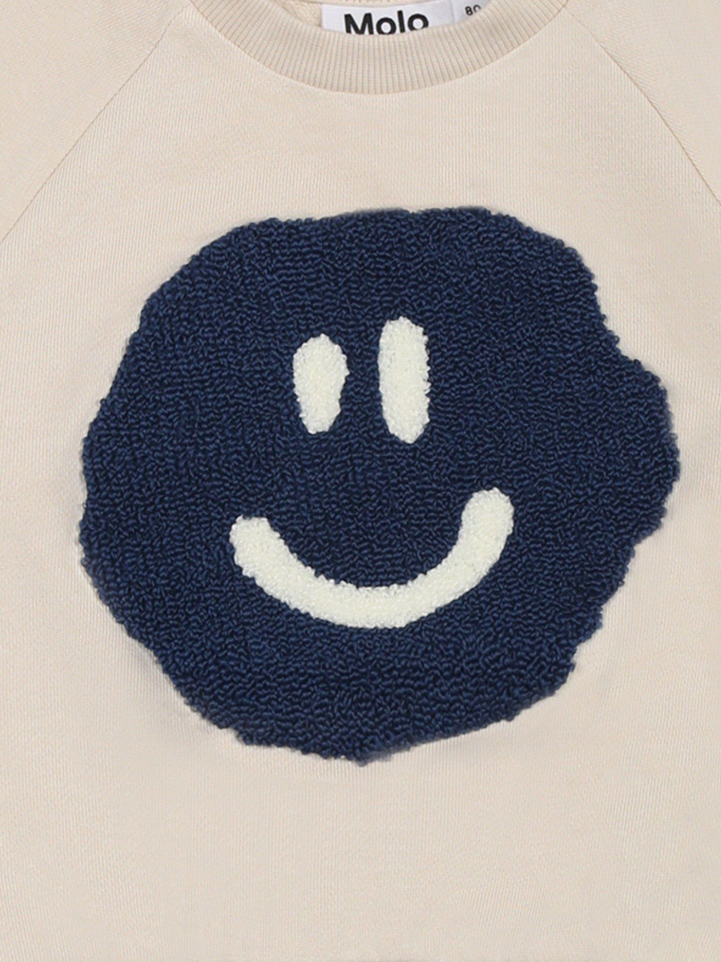 Sweat ivoire pour bébé enfants avec smiley