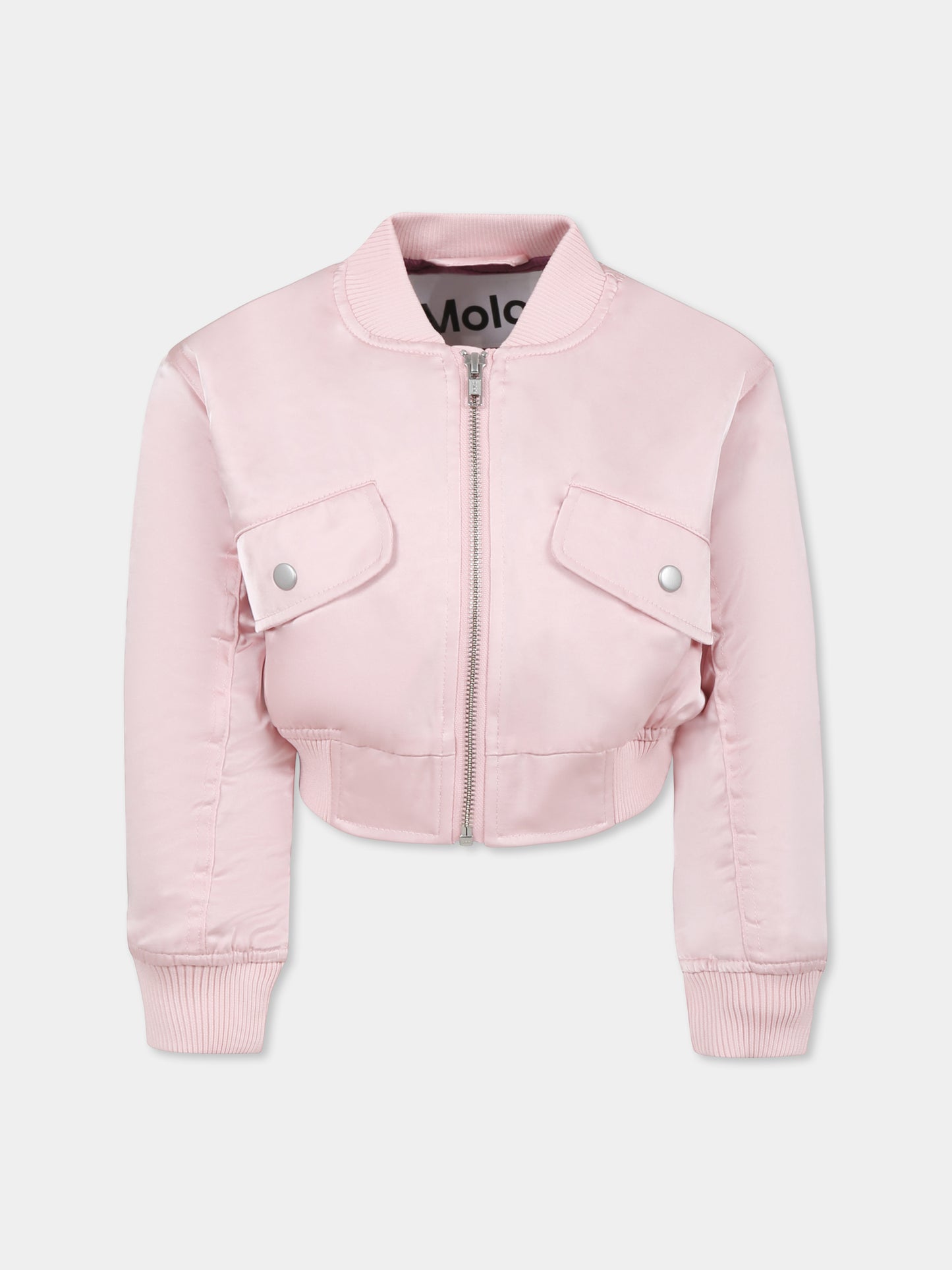 Bomber court rose pour fille