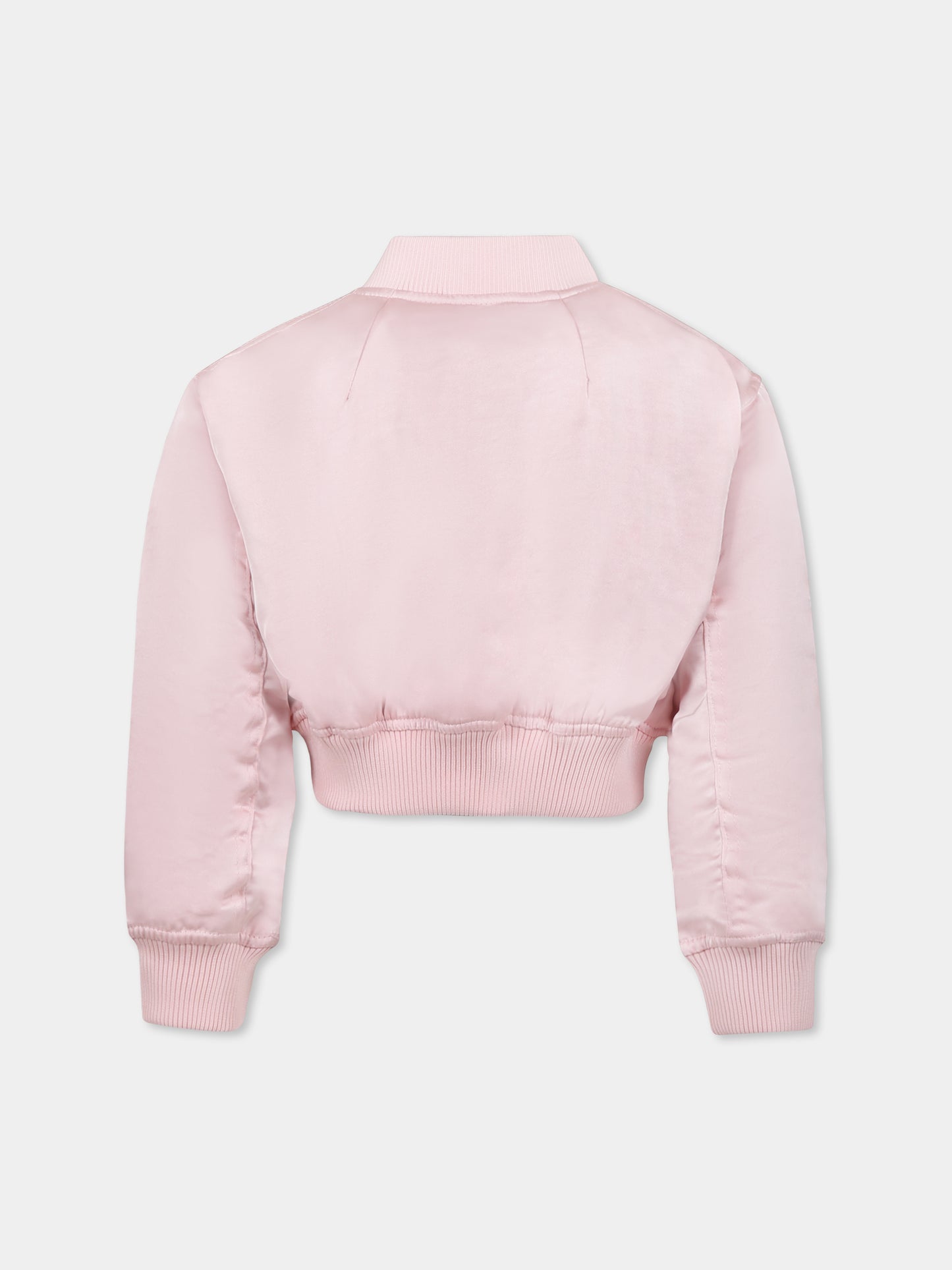 Bomber court rose pour fille