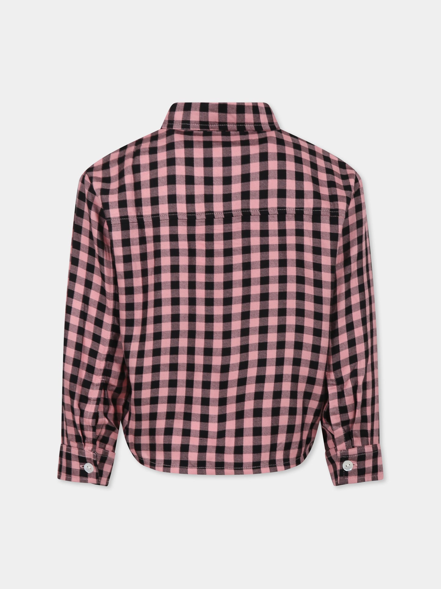 Chemise rose pour fille