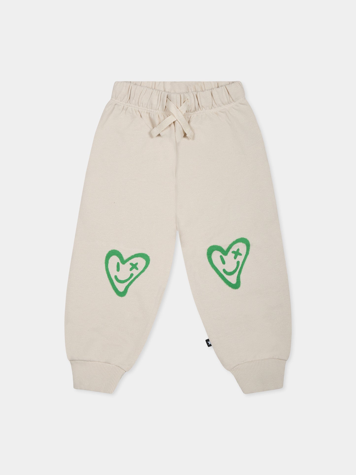 Pantalon ivoire pour bébé fille