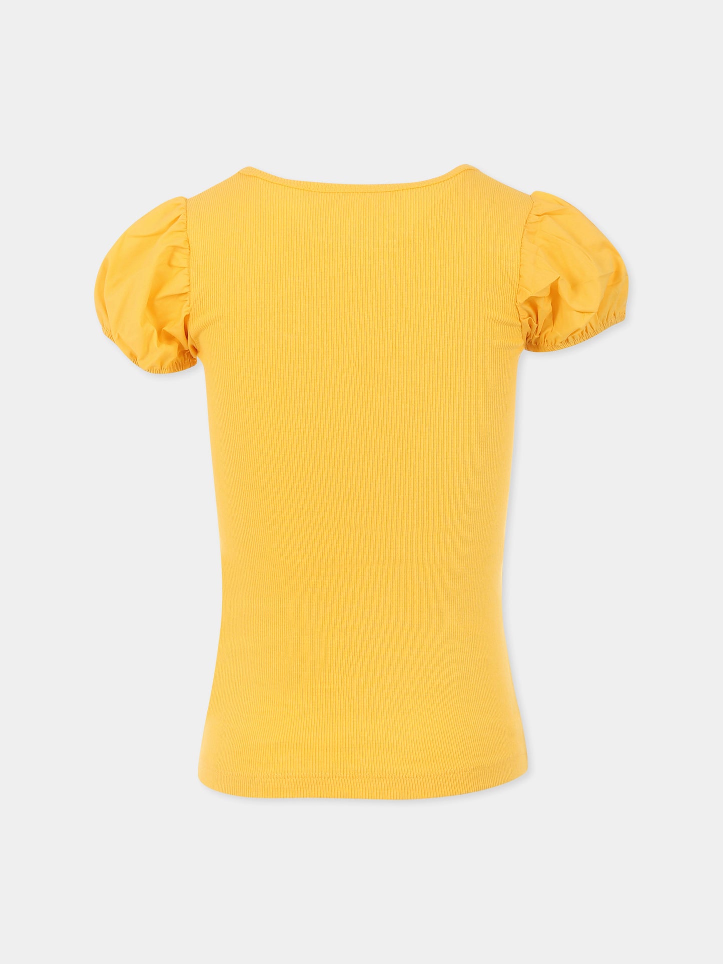 T-shirt gialla per bambina,Molo,2S25A203 2234