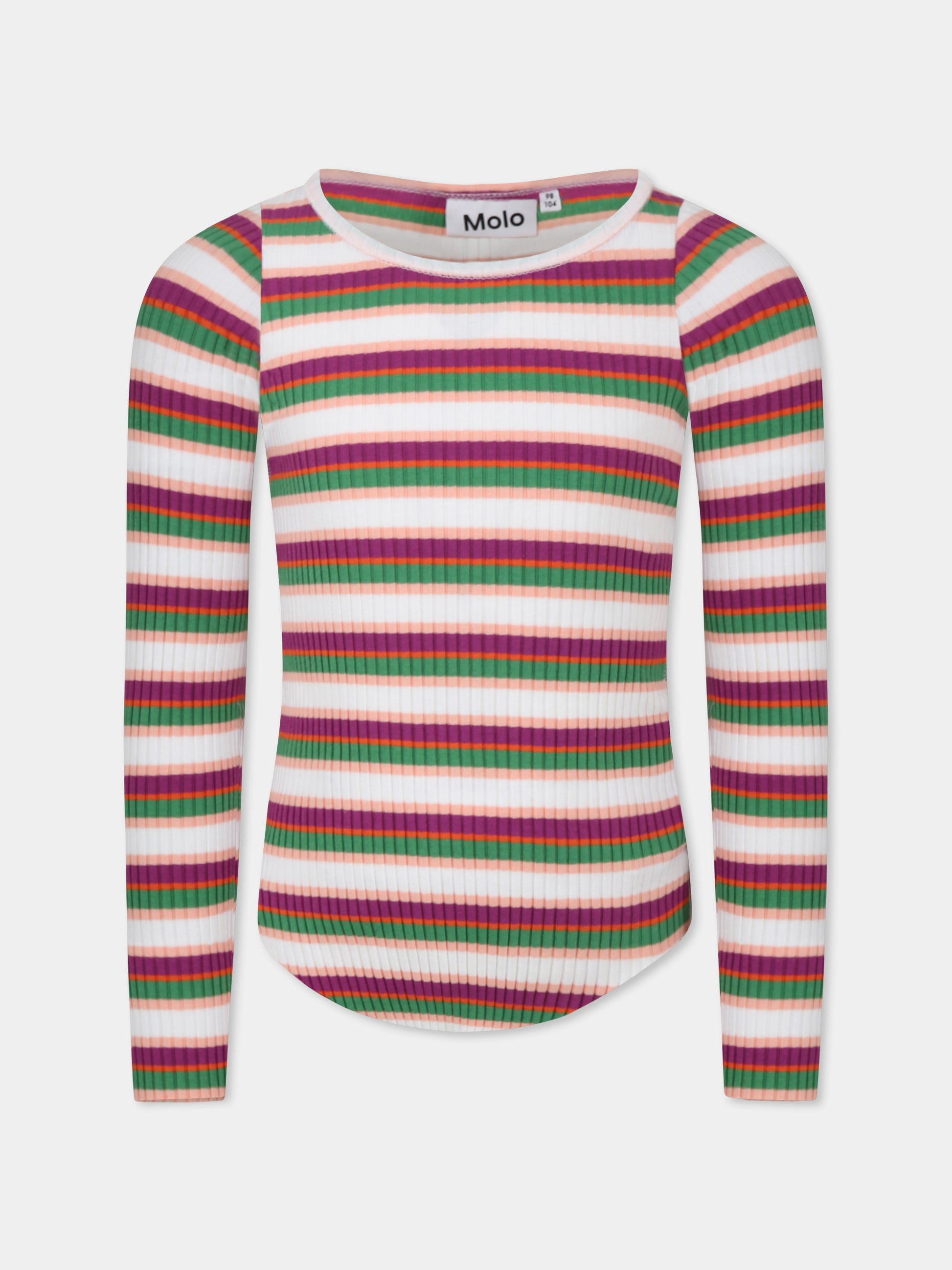 T-shirt Rochelle multicolor per bambina,Molo,2S25A401 9296