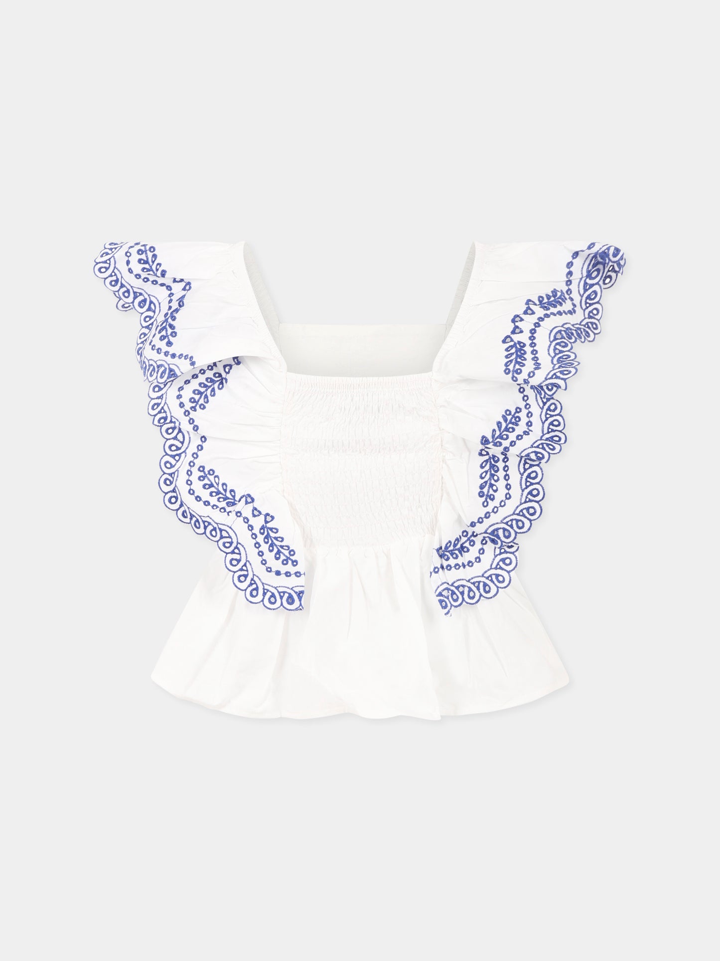 Top crop Rosamond bianco per bambina,Molo,2S25C304 5474