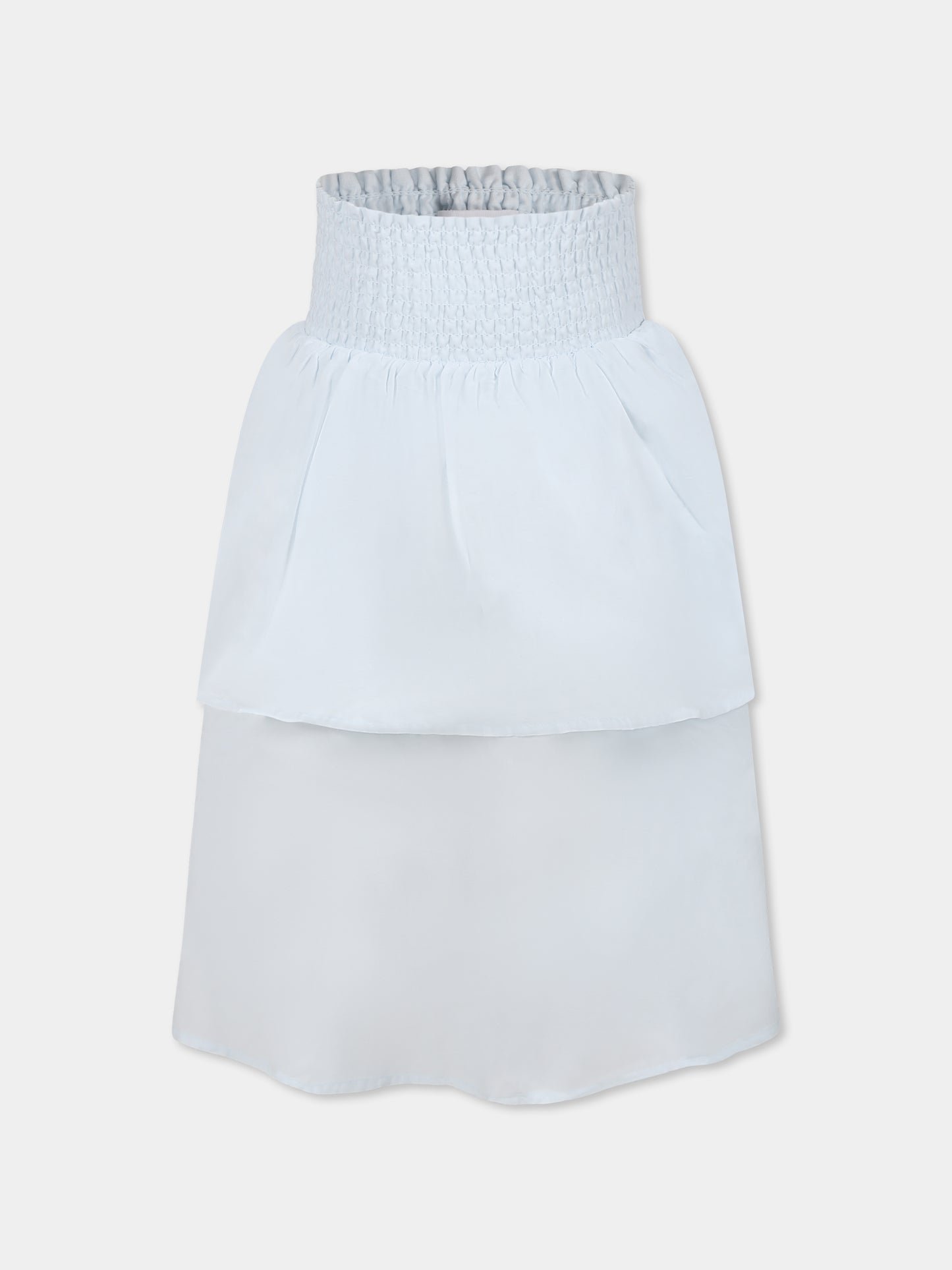 Gonna Brenna celeste per bambina,Molo,2S25D101 5467