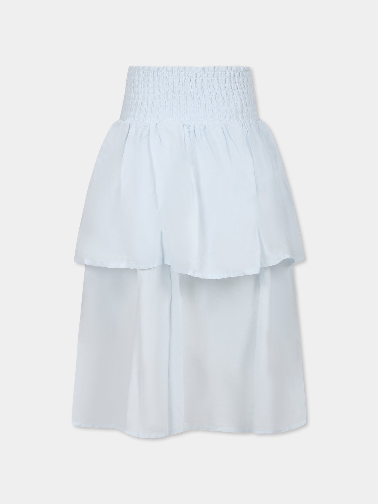 Gonna Brenna celeste per bambina,Molo,2S25D101 5467