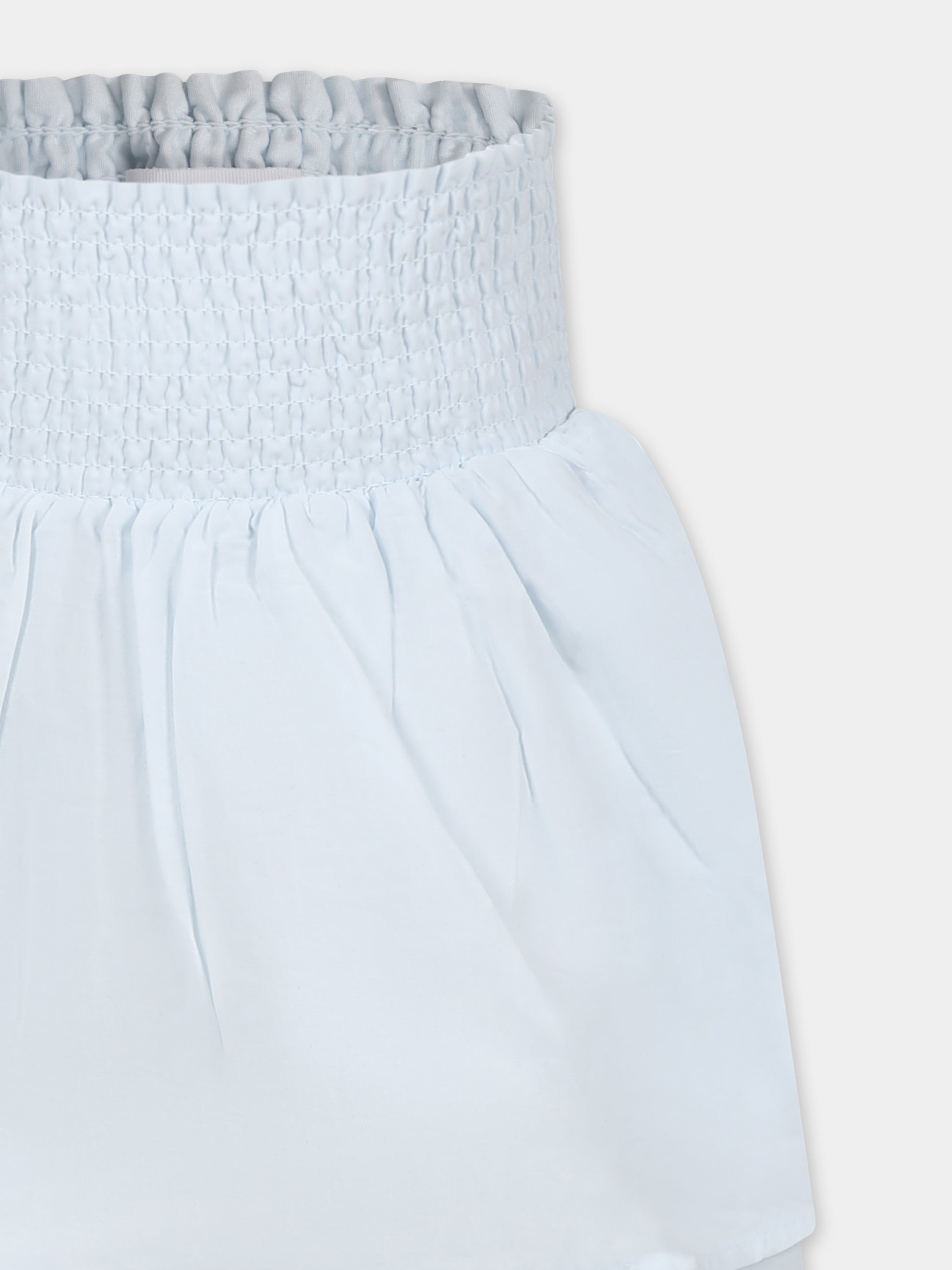 Gonna Brenna celeste per bambina,Molo,2S25D101 5467