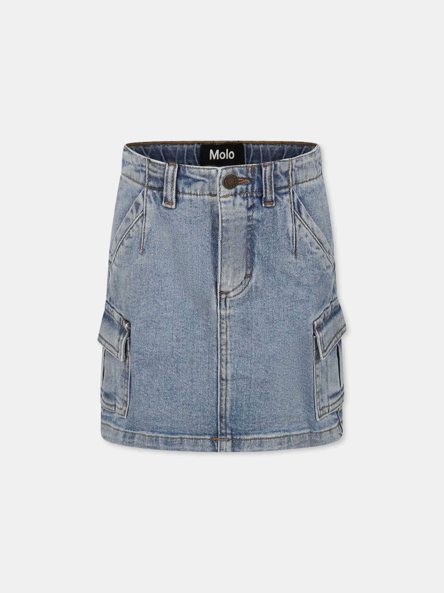 Jupe denim pour fille