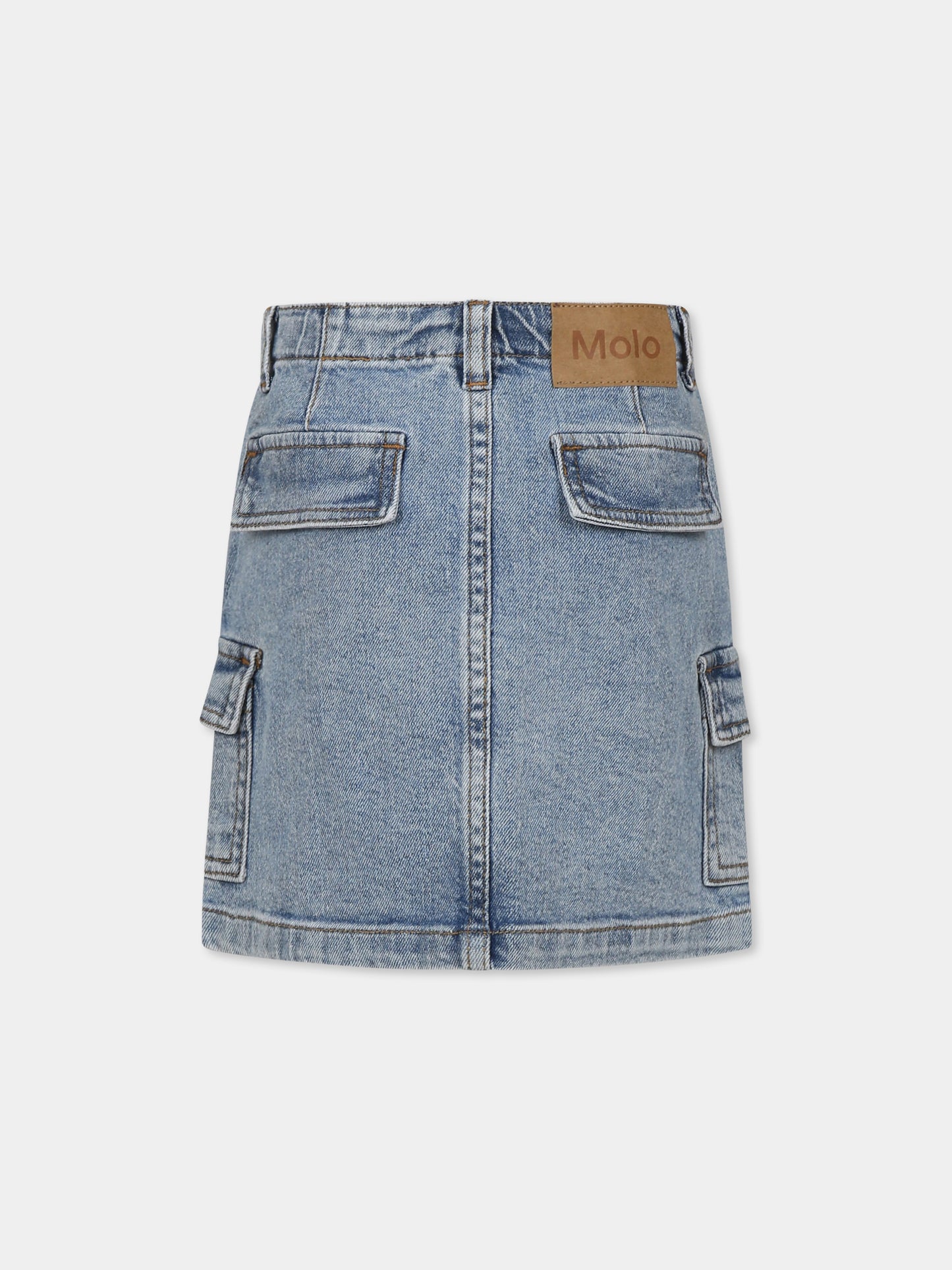 Jupe denim pour fille