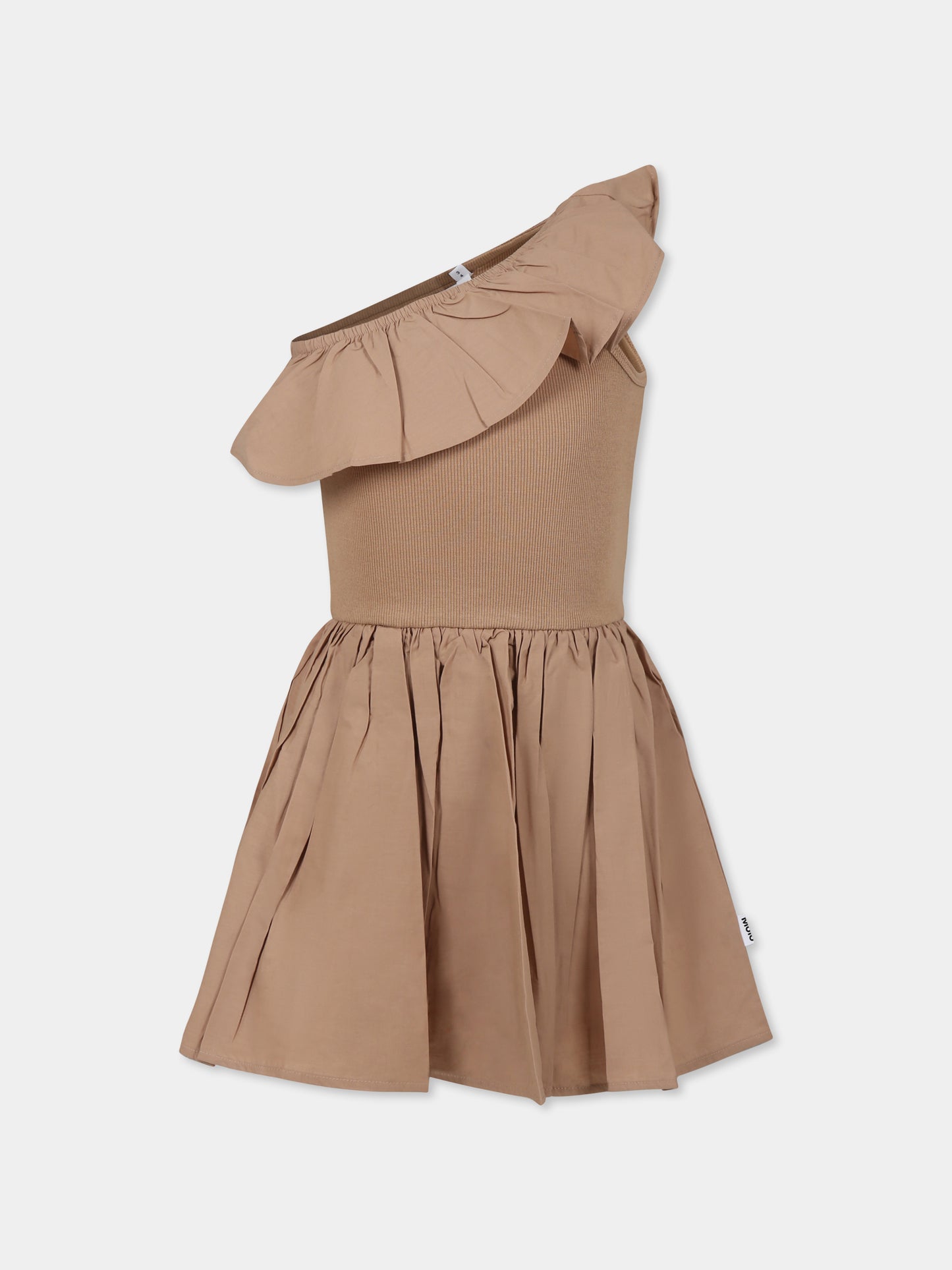Robe marron pour fille