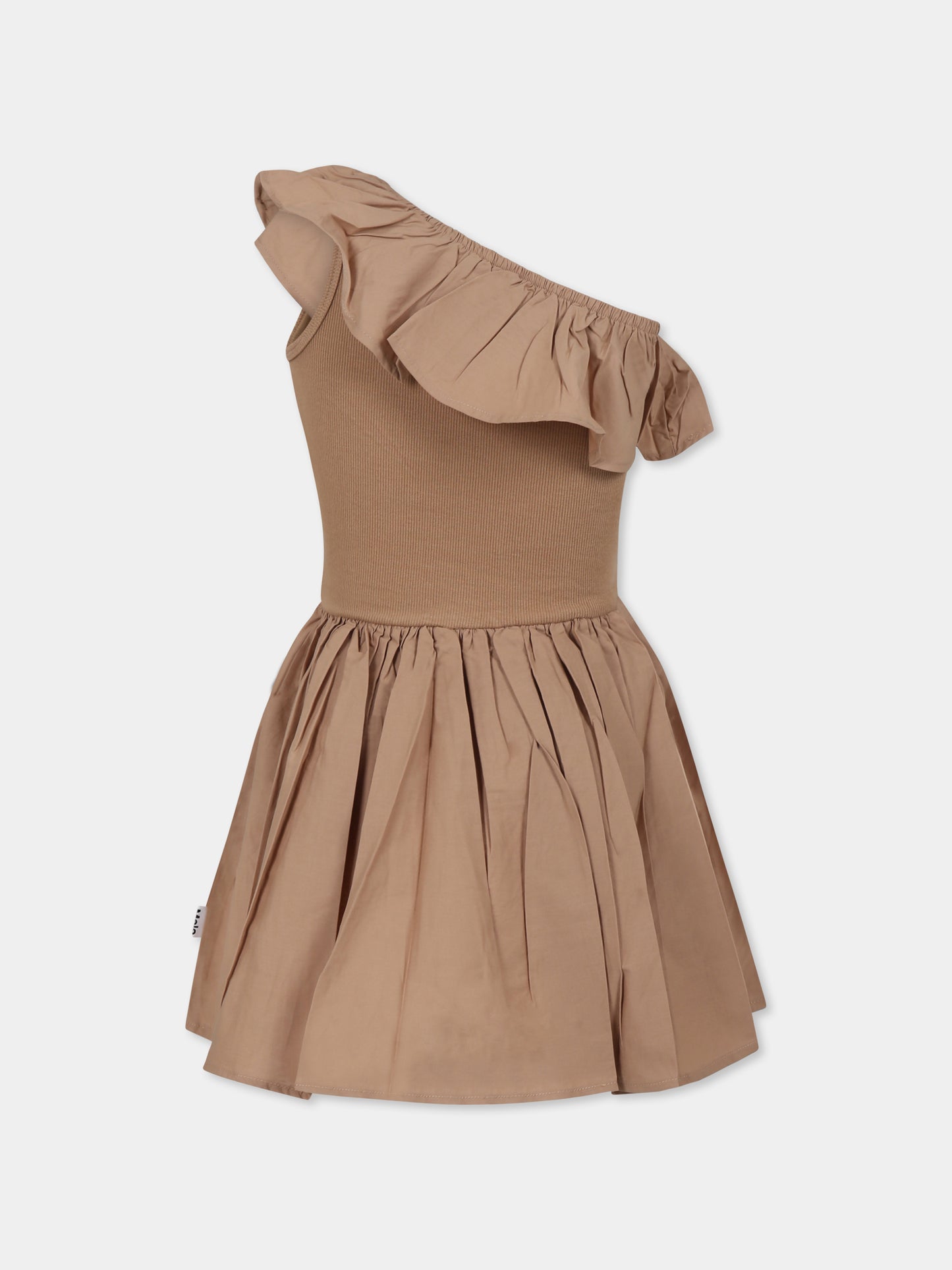 Robe marron pour fille