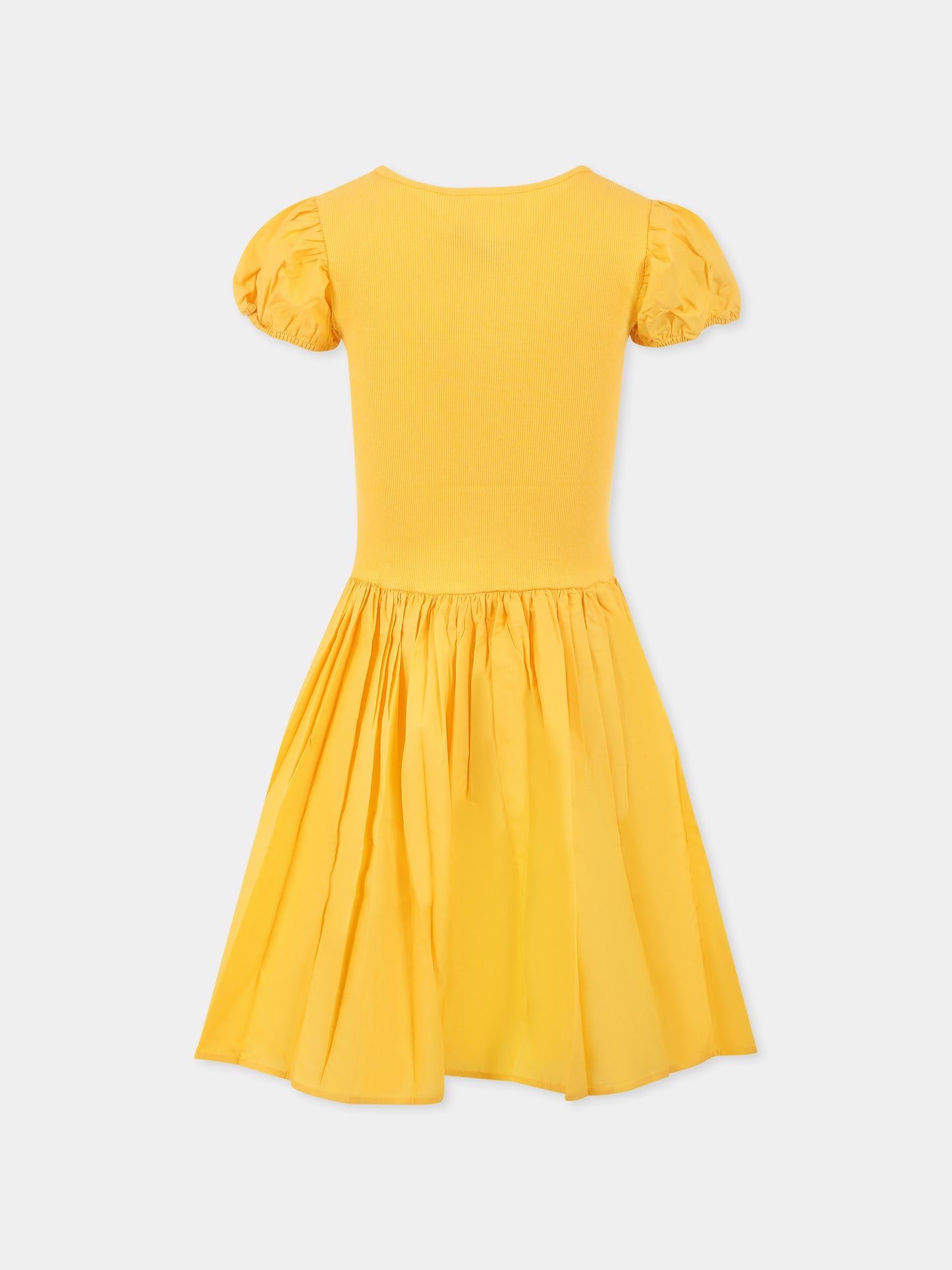 Robe jaune pour fille