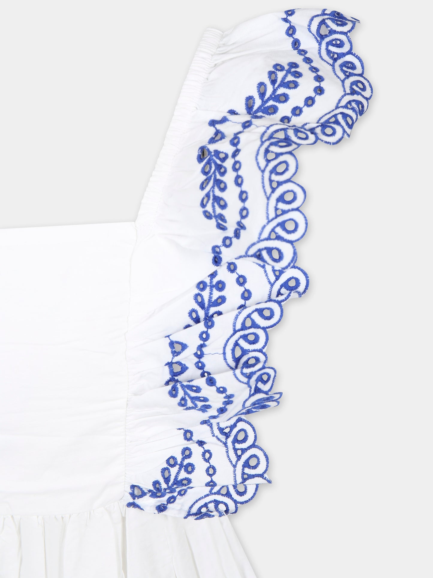 Vestito Clementine bianco per bambina con pizzo,Molo,2S25E127 5474