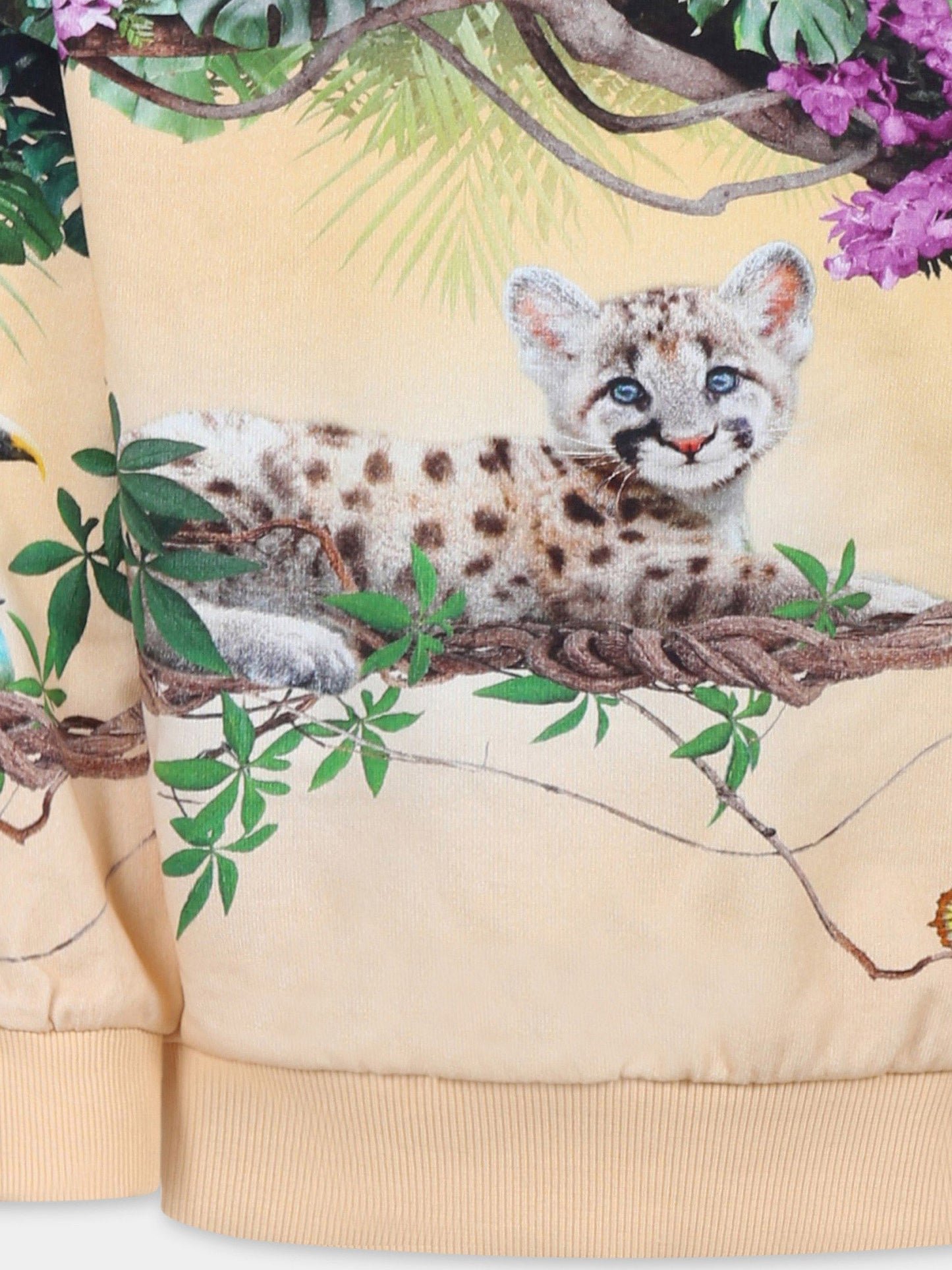 Sweat rose pour fille avec pumas