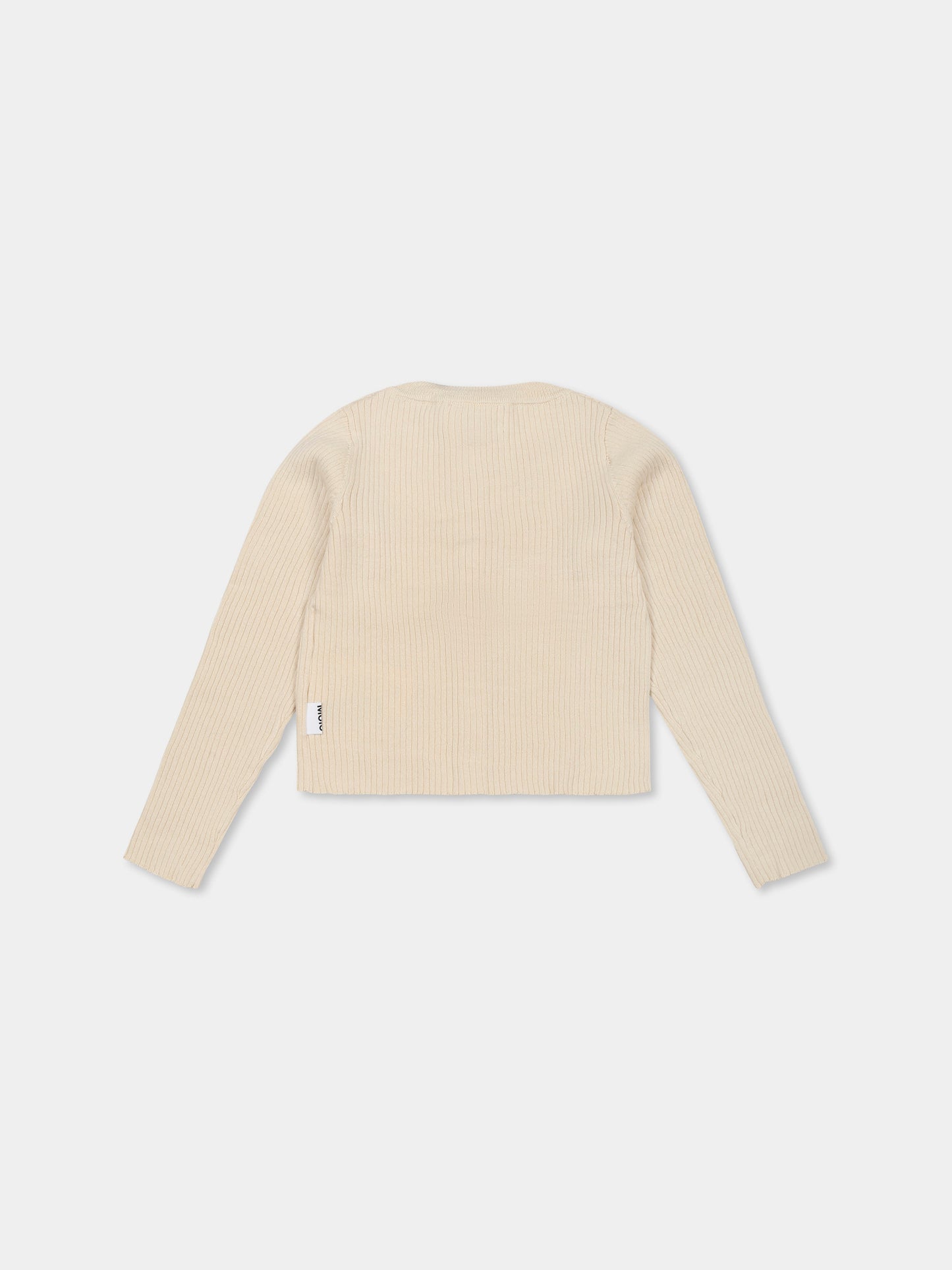 Cardigan ivoire pour fille