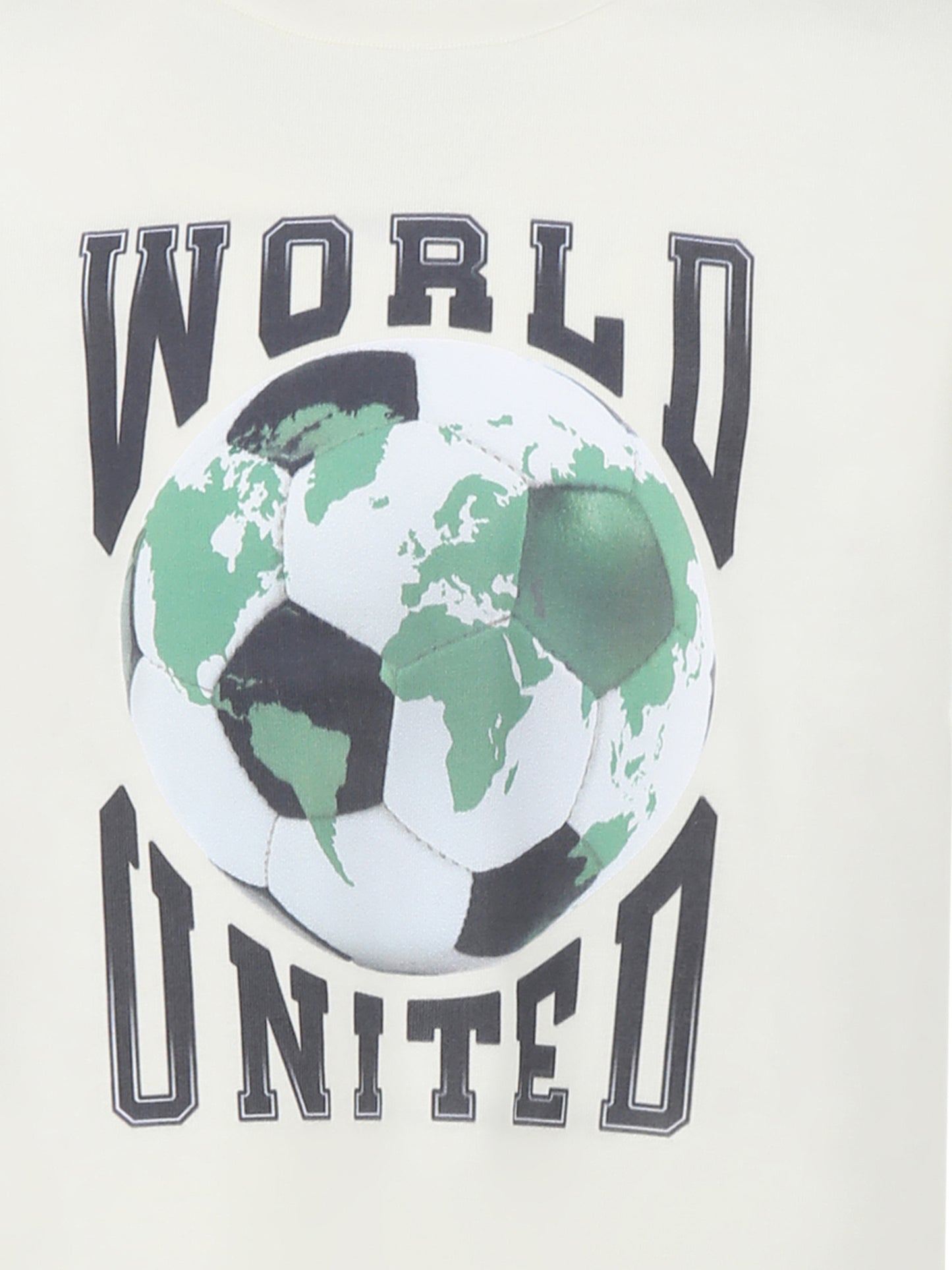 T-shirt blanc pour garçon avec ballon de football