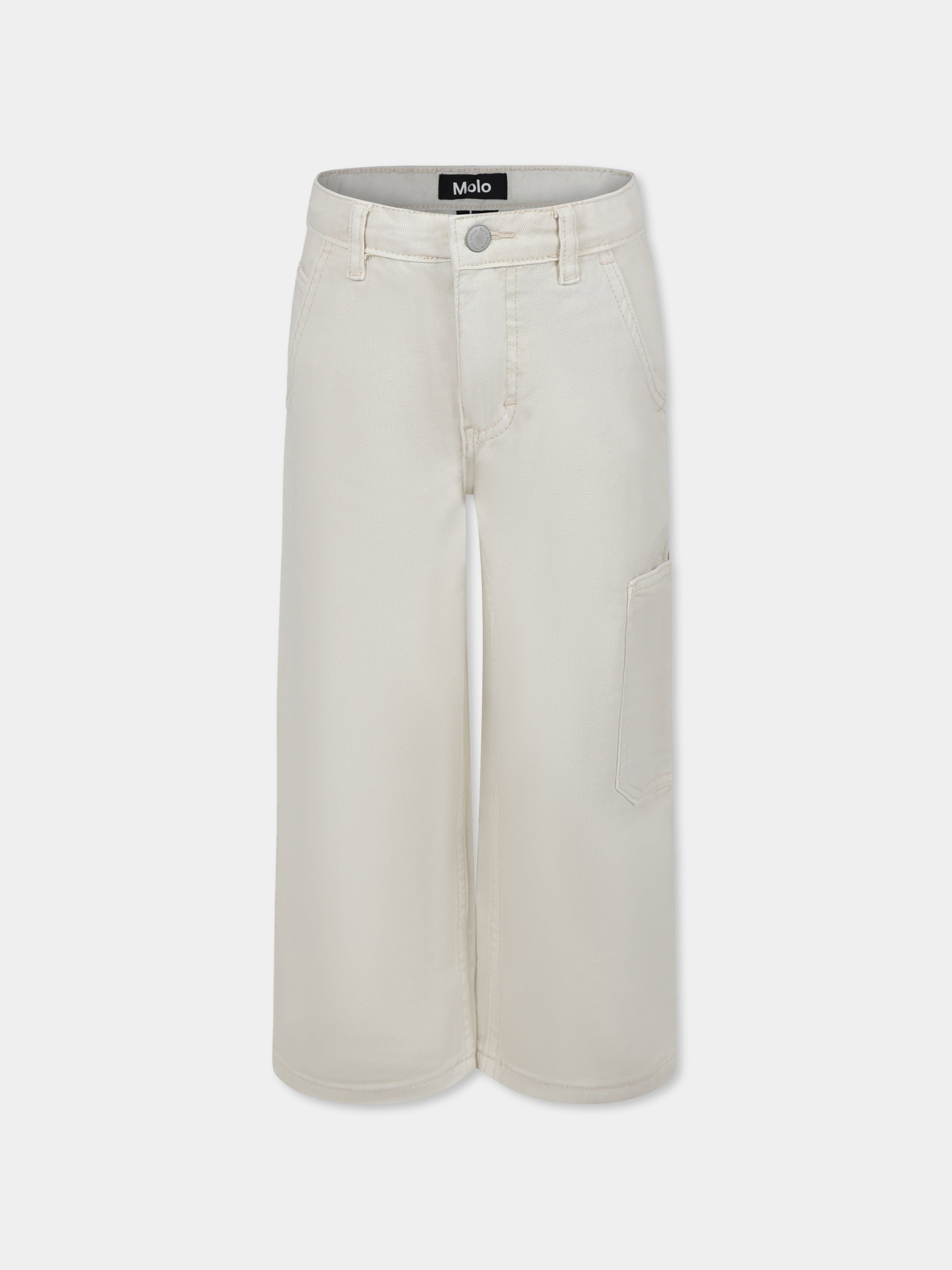 Jeans Archer avorio per bambino,Molo,1S25I108 8955